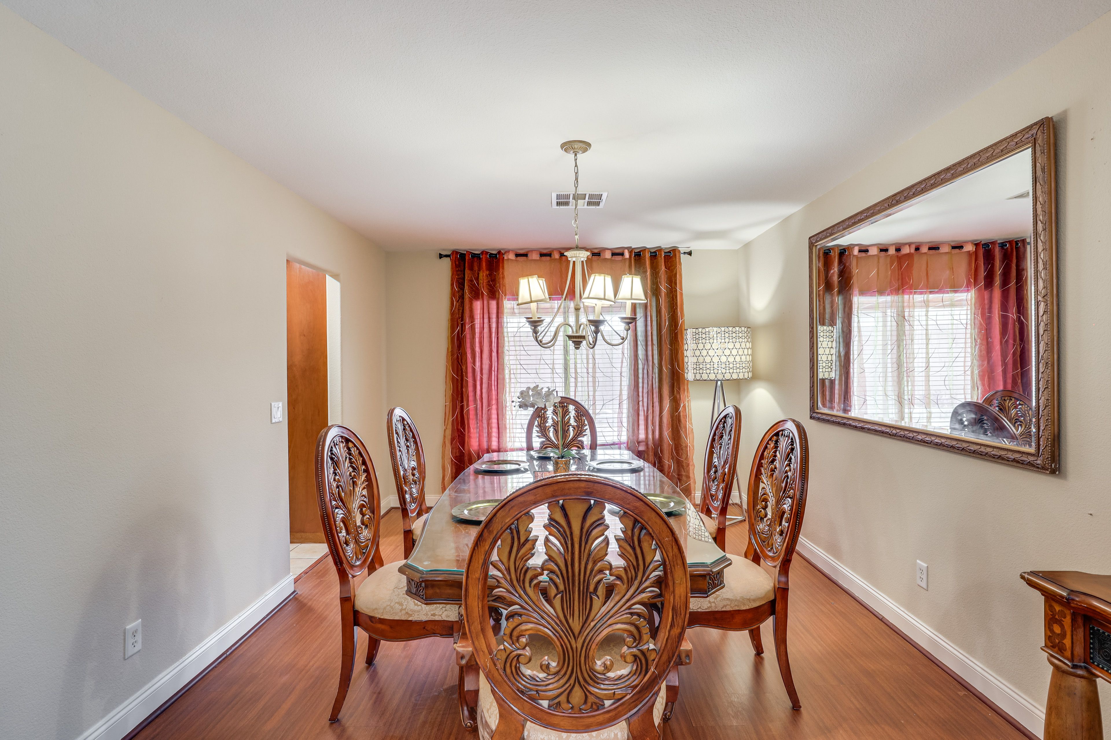 Dining Room | Dishware/Flatware Provided | 1st Floor