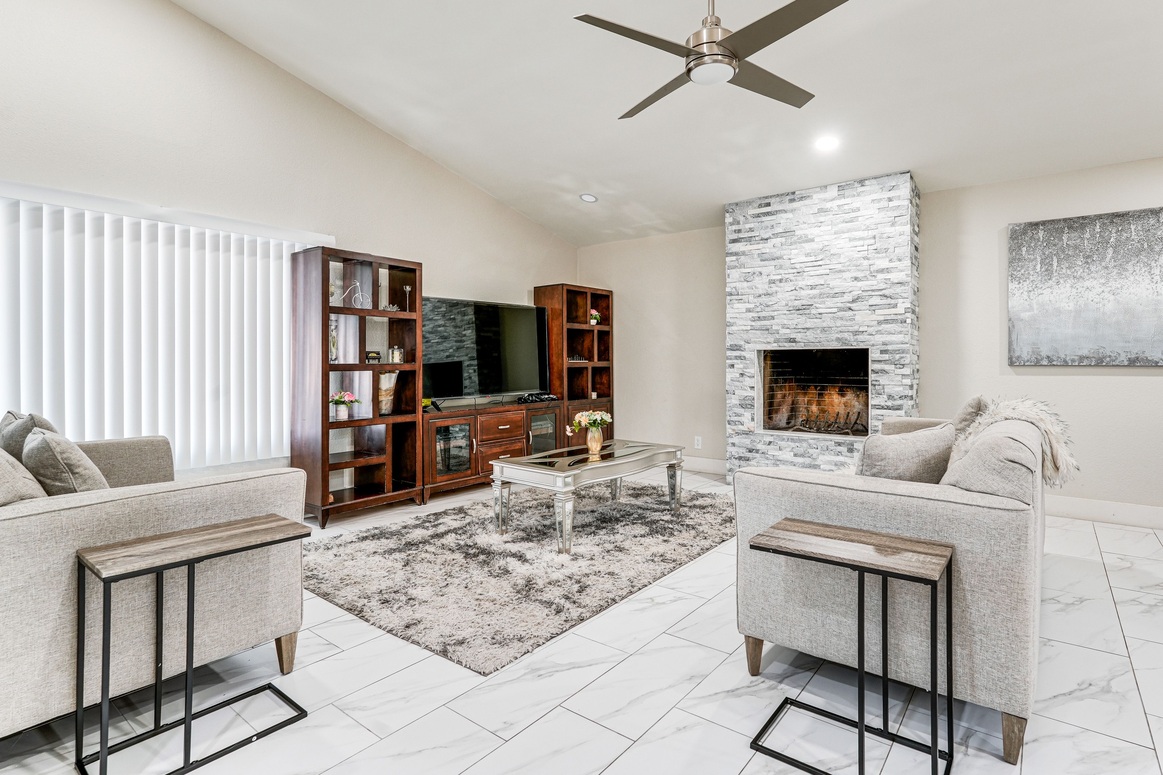 Living Room | Smart TV | Single-Story Home