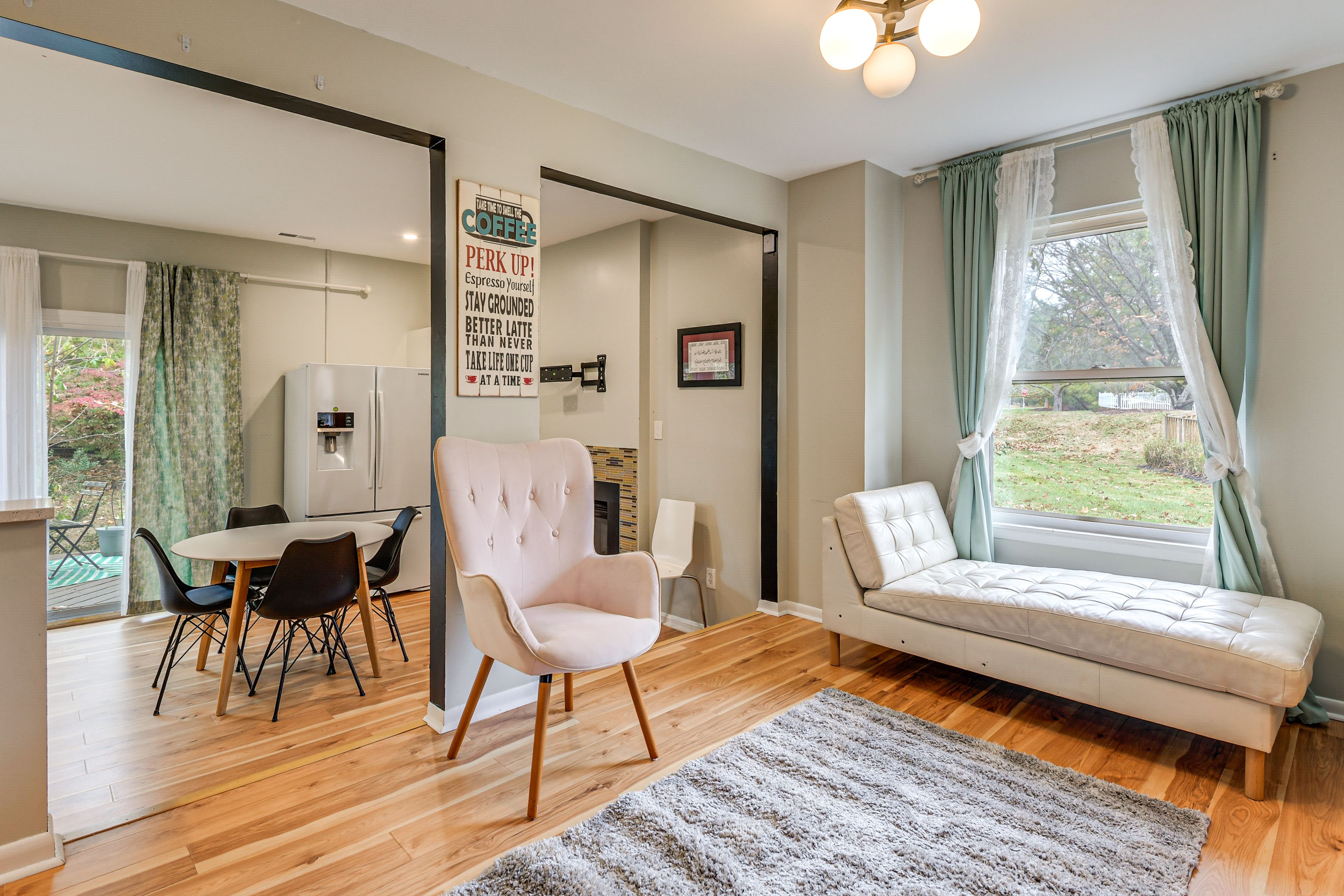 Living Room | Free WiFi | Central Heating & Air Conditioning | 1st Floor