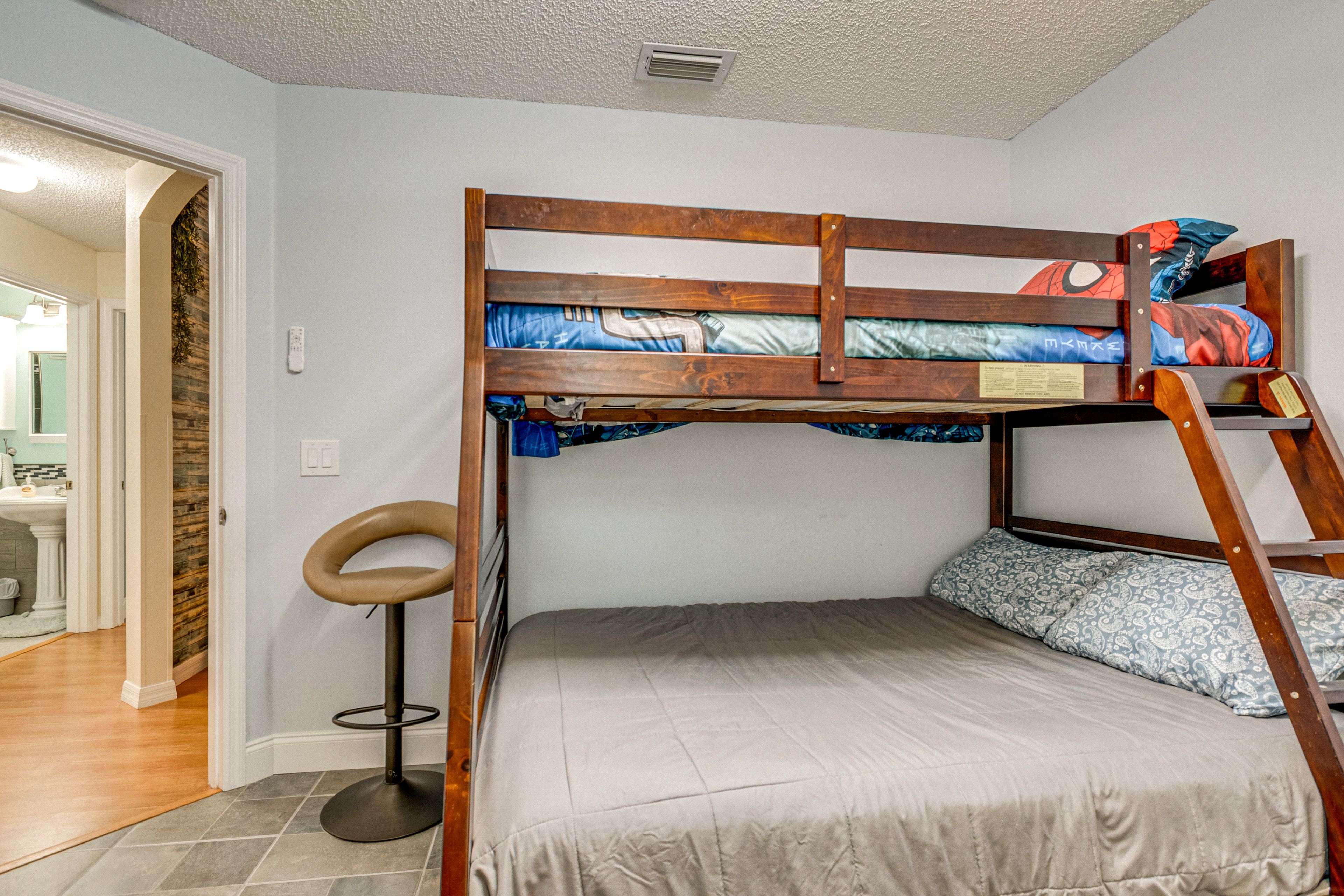 Bedroom 3 | Twin/Full Bunk Bed | Arcade Games