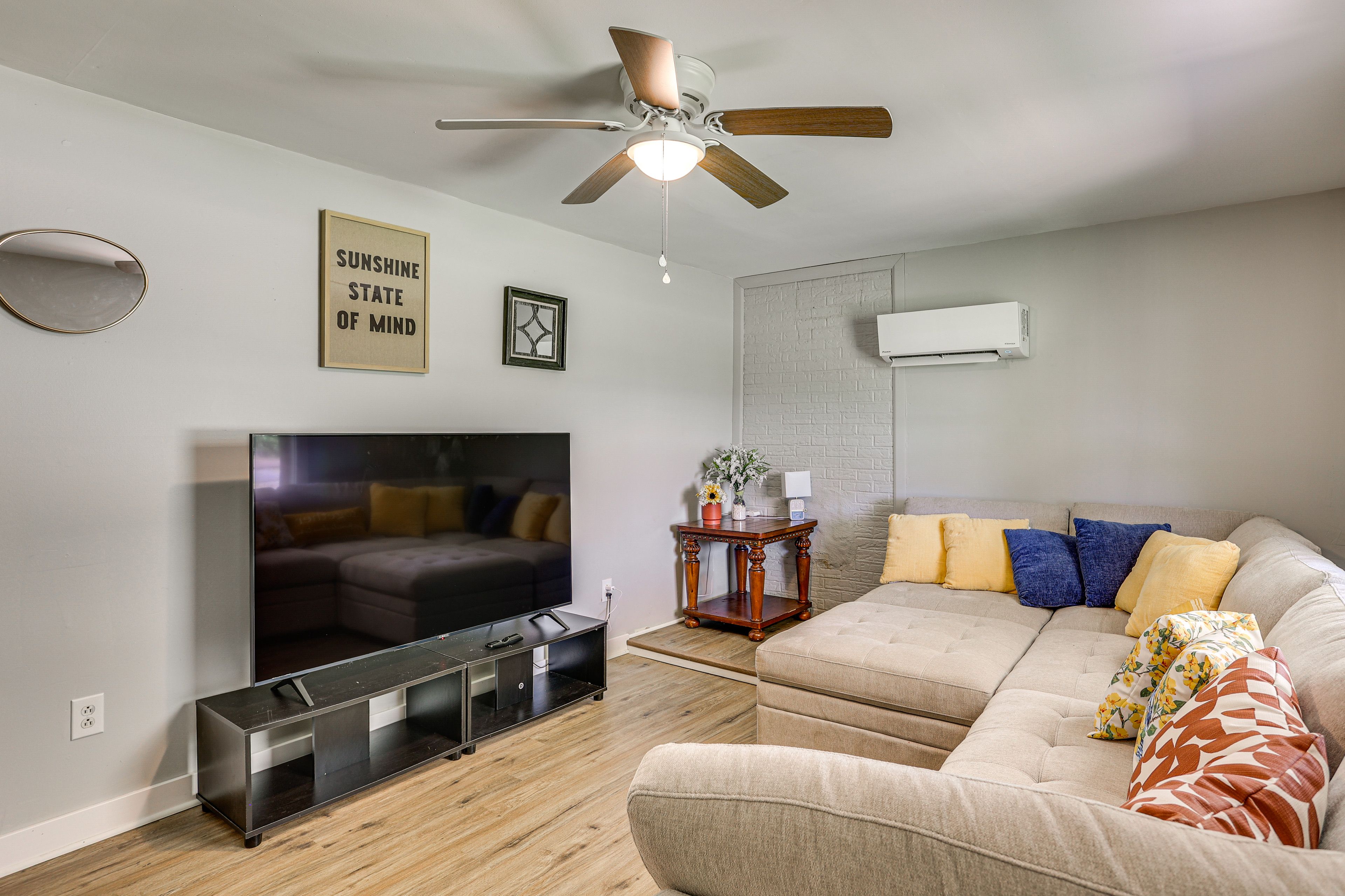 Living Room | 2-Story Home | Mini-Split A/C & Heating Units