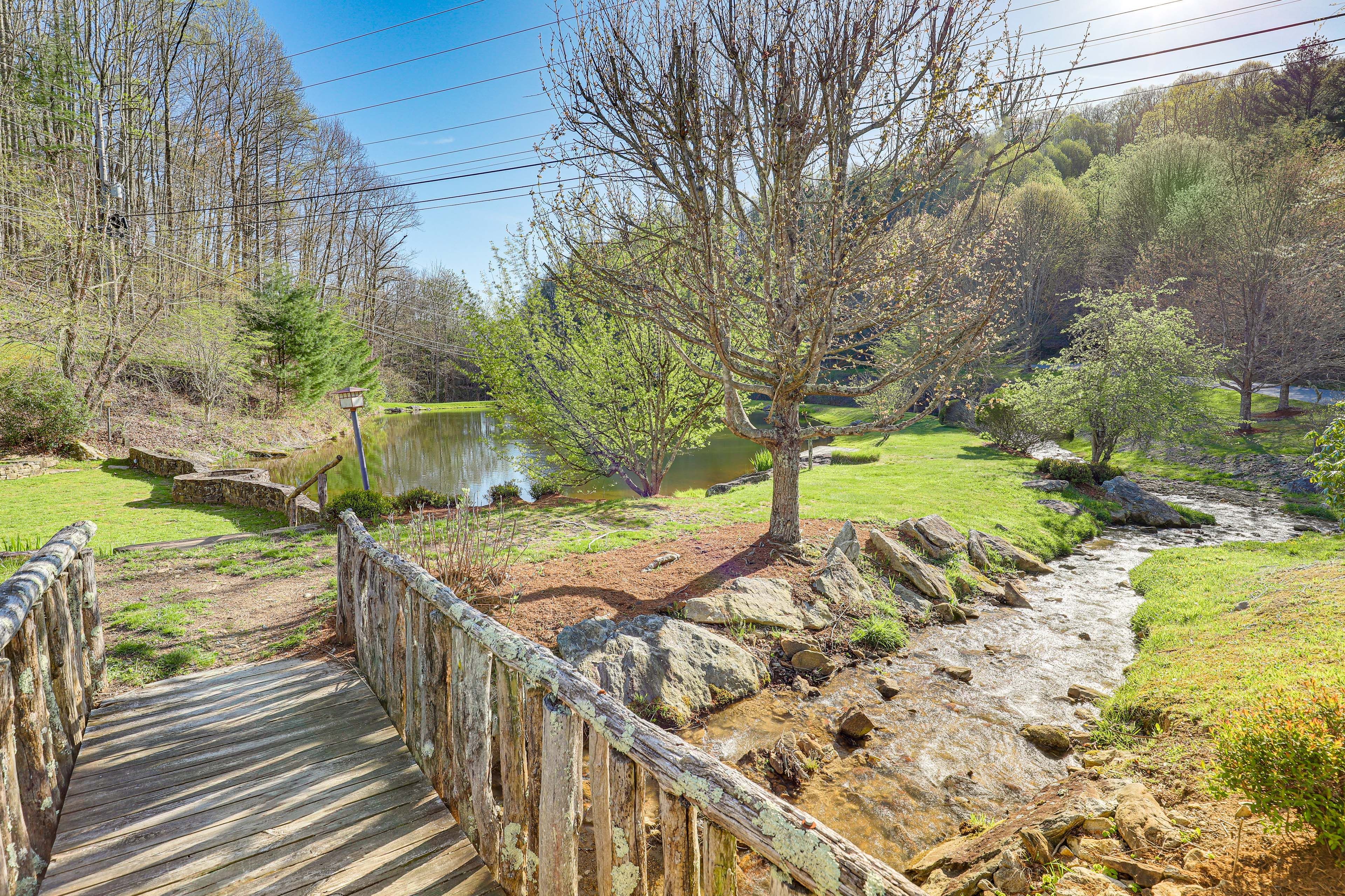 Wolf Laurel Resort Amenities | Trout Pond