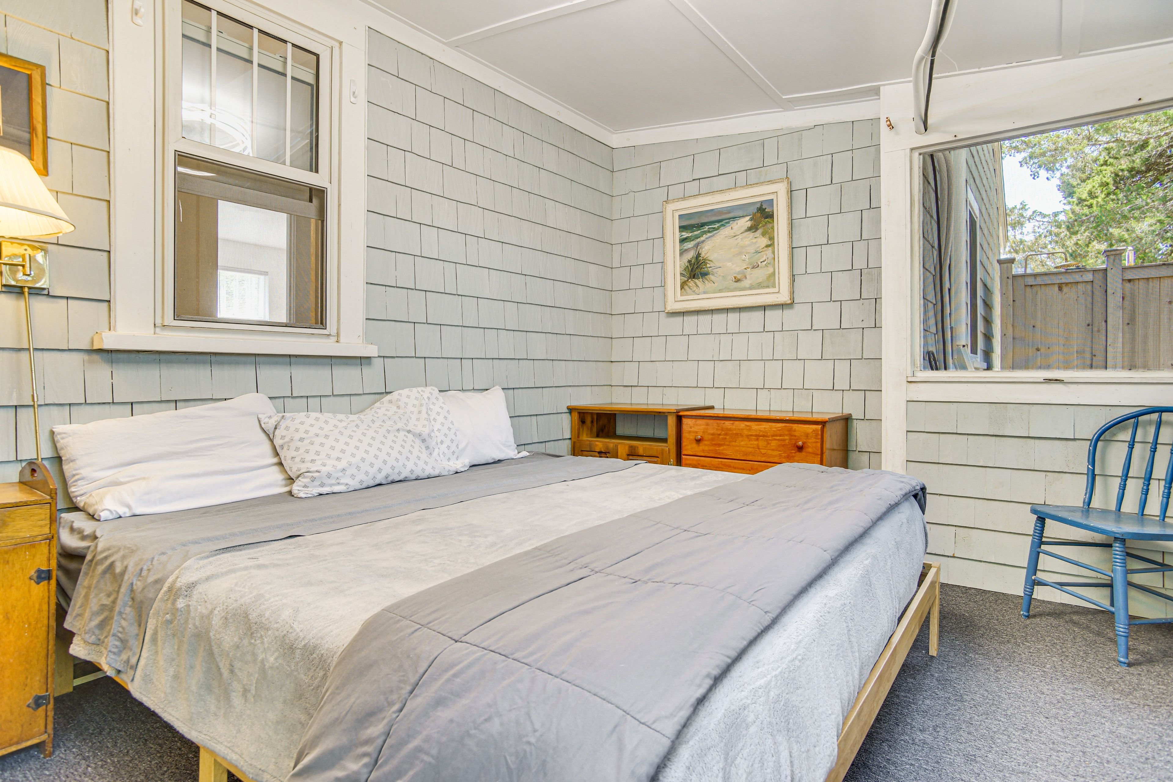 Screened Porch | 1st Floor | King Bed