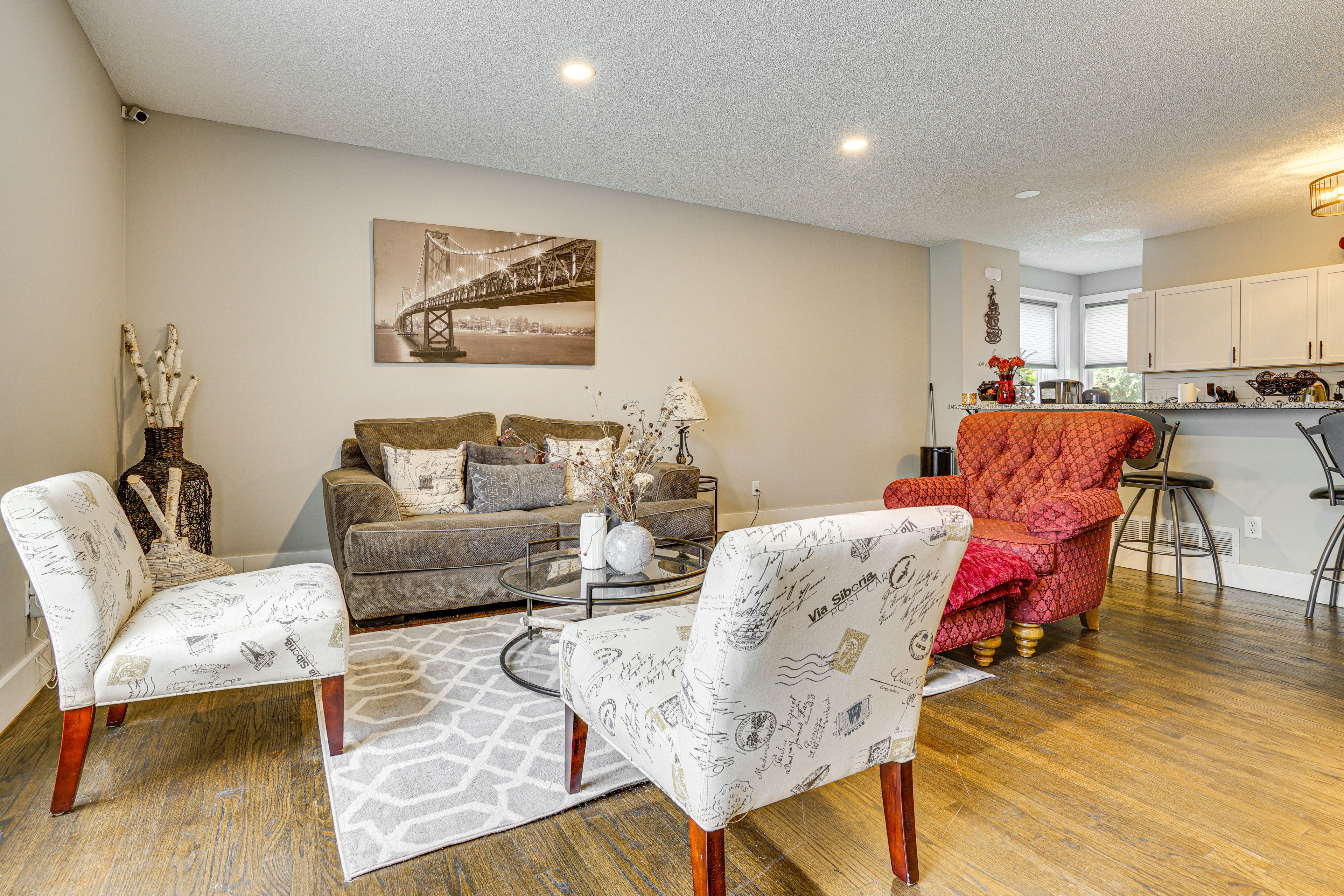 Minneapolis Vacation Rental | 4BR | 1.5BA | Stairs Required | 2,100 Sq Ft