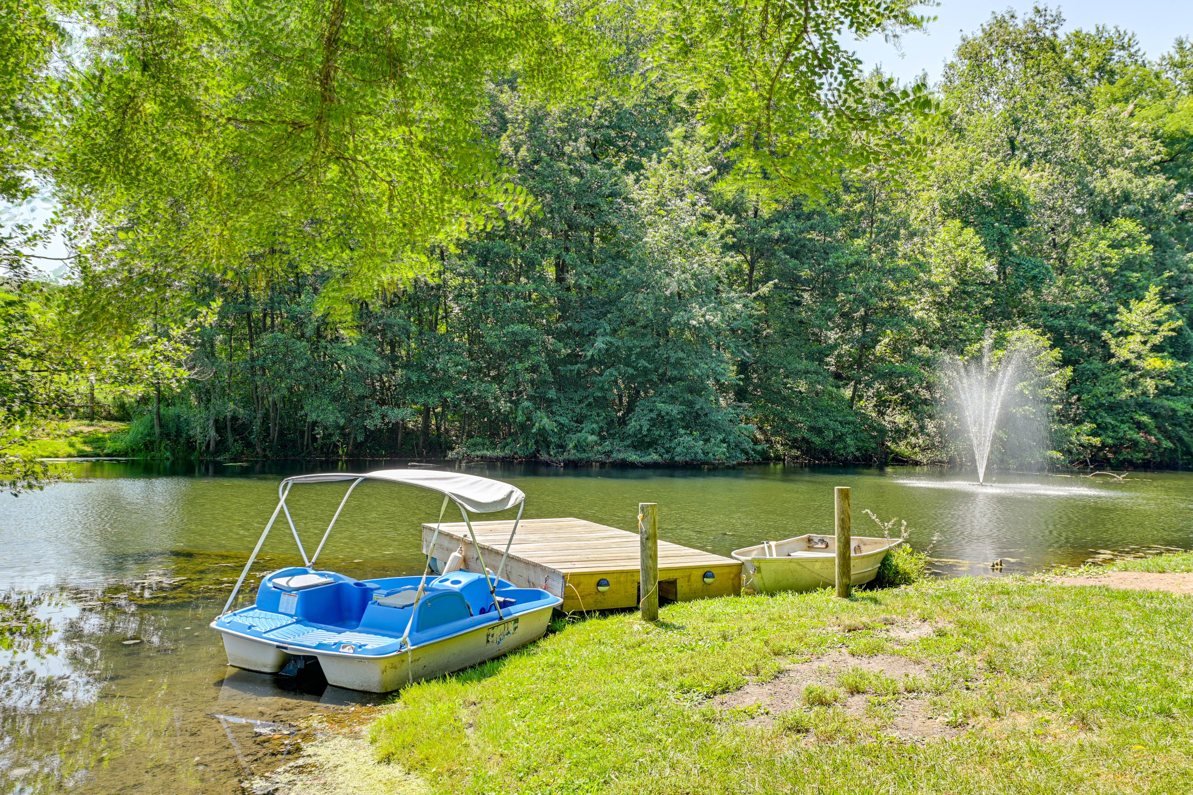Private Dock | Pedal Boat | Water Views