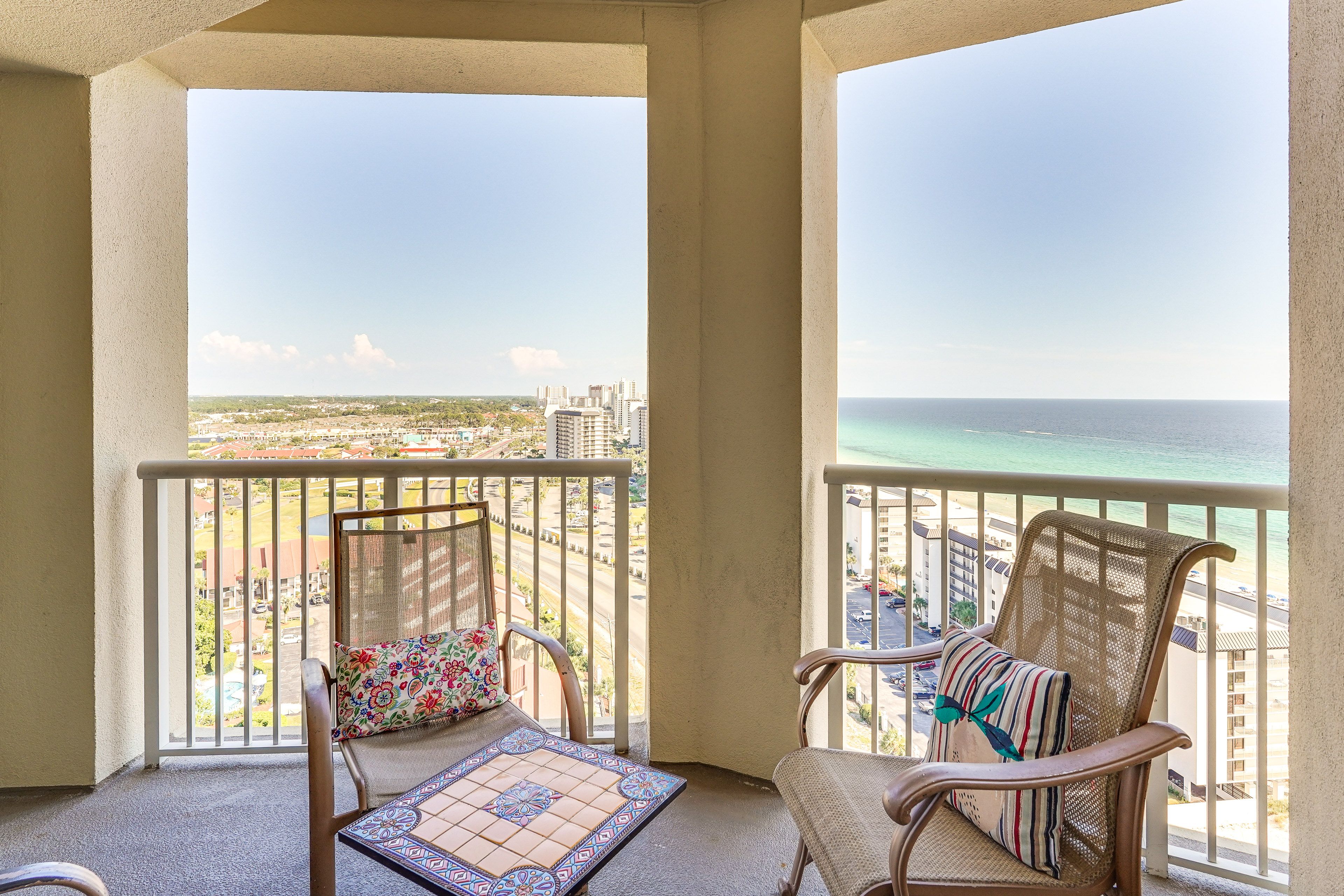 Covered Balcony | Gulf Views
