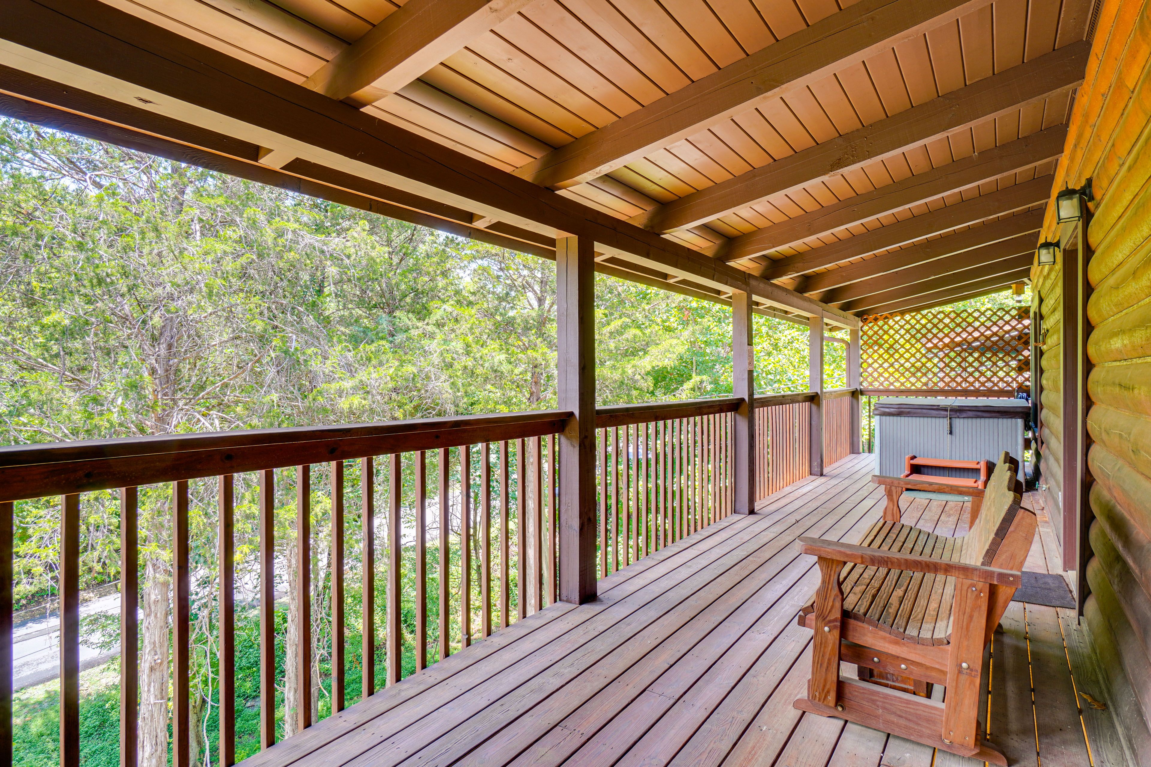 Wraparound Deck | Private Hot Tub