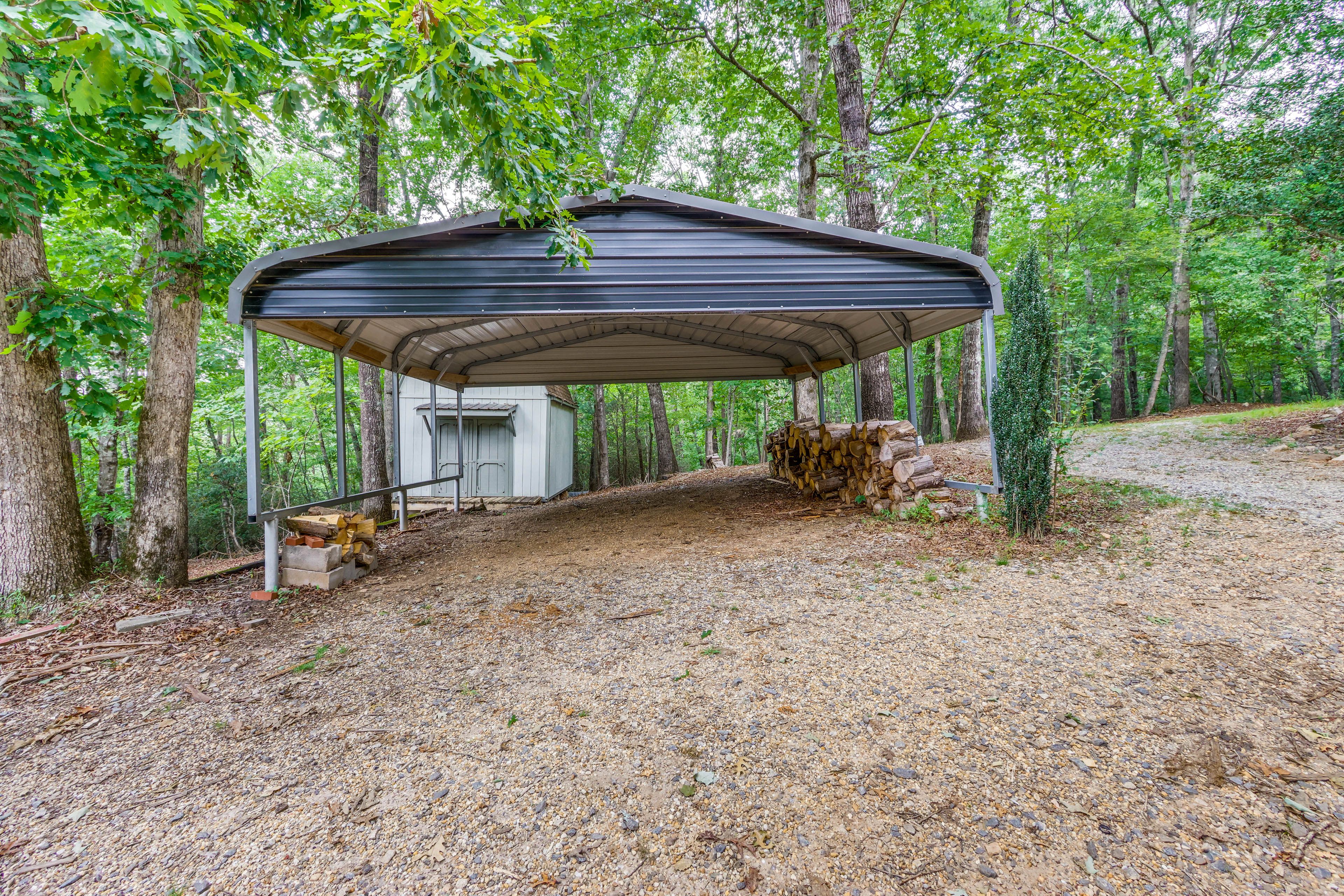 Carport (1 Vehicle) | Gravel Loop (2 Vehicles) | Rectangle Area (2 Vehicles)