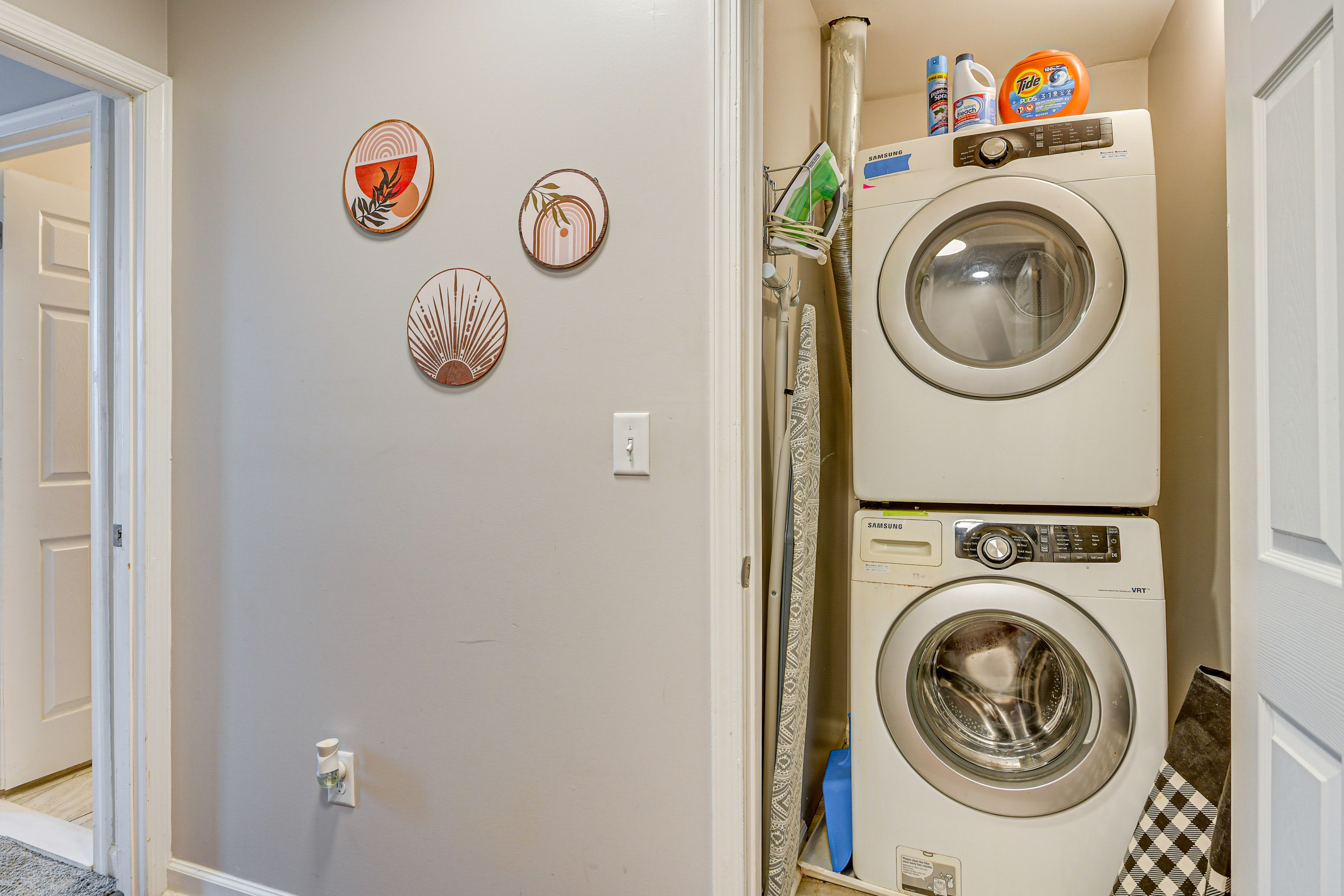Laundry Closet | 2nd Floor | Iron/Board