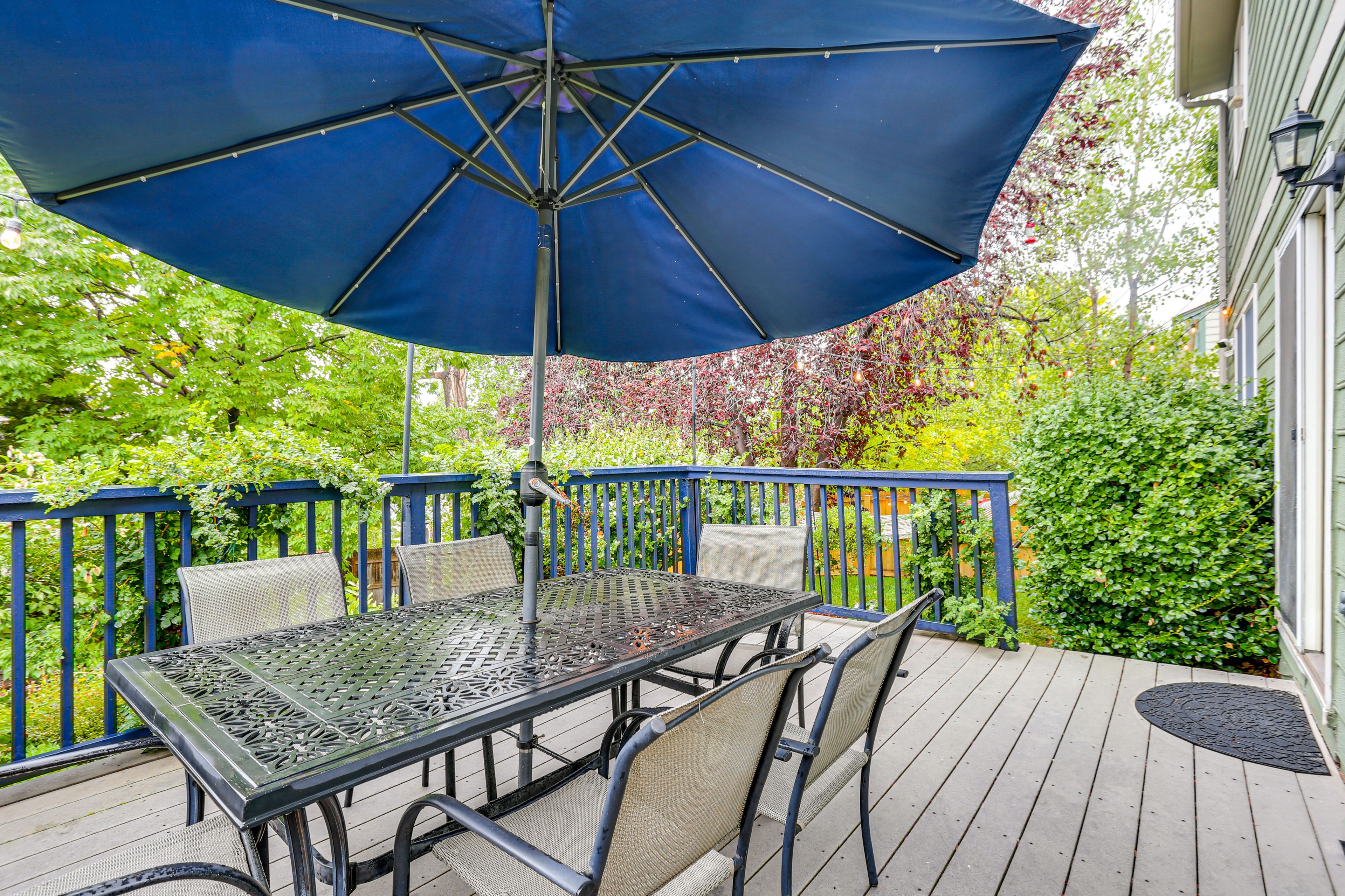 House Exterior | Deck w/ Dining Area