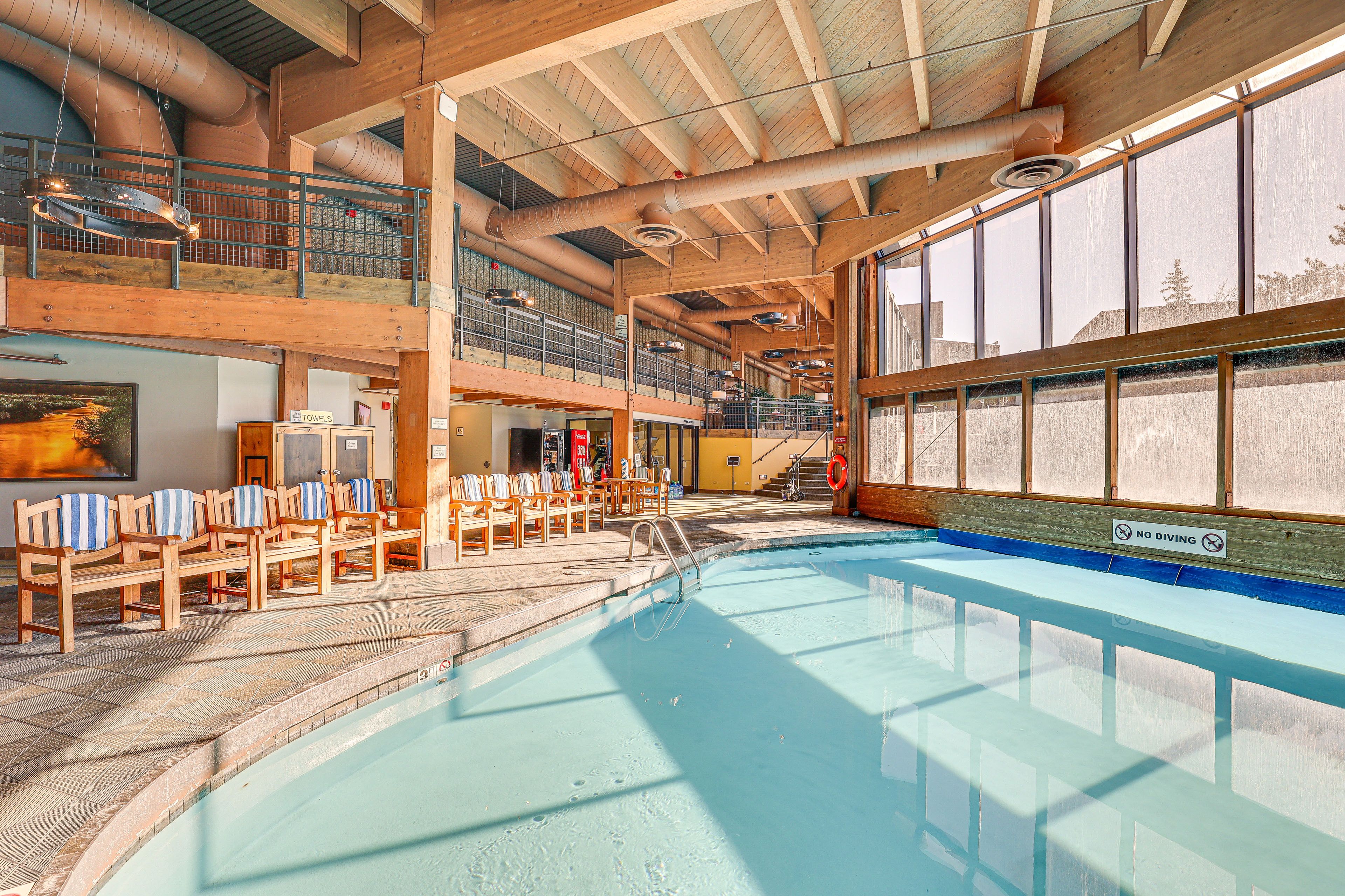 Beaver Run Resort | Community Amenities | Indoor/Outdoor Pool | Lounge Area