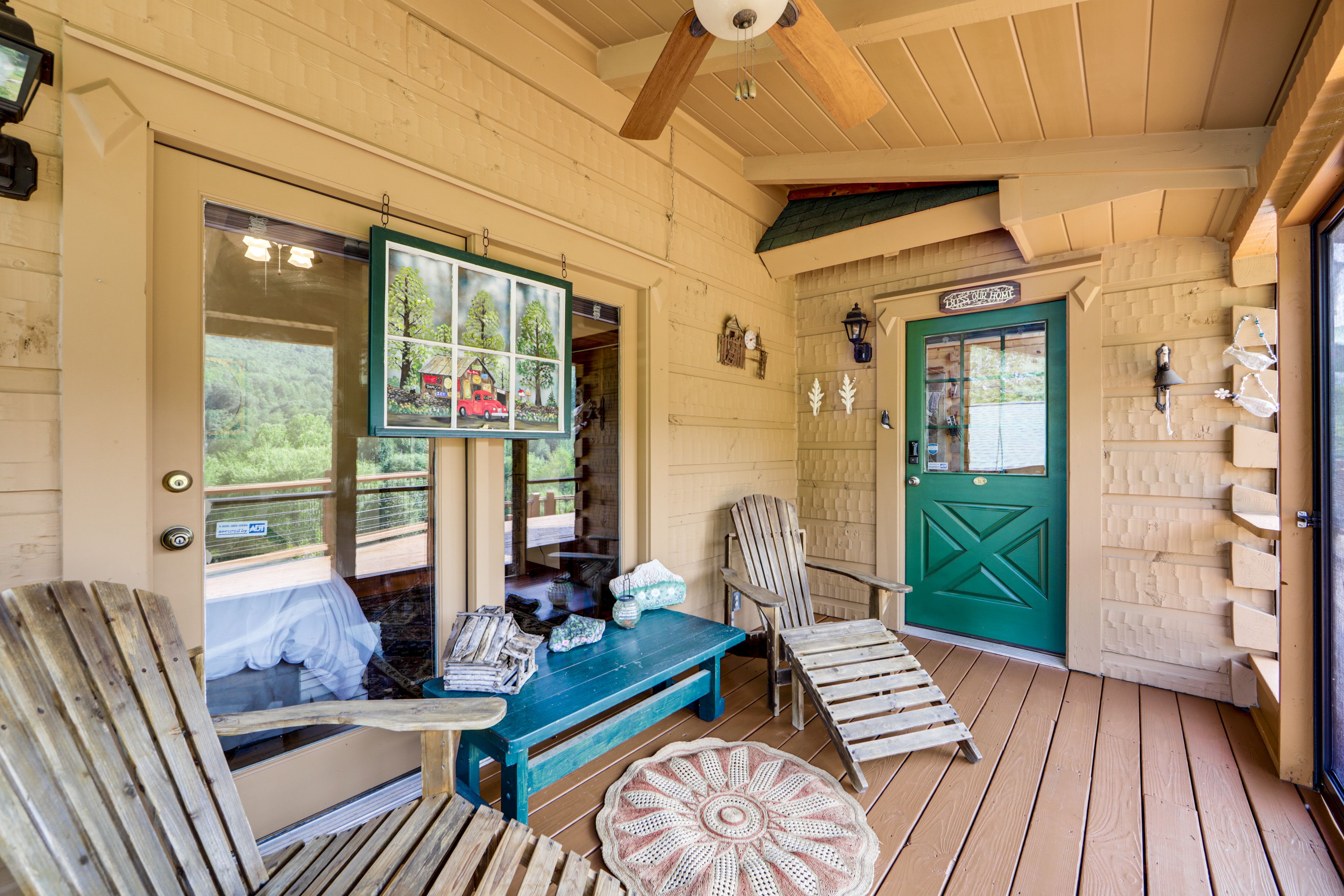 Screened-In Deck 1 | Bench Swing