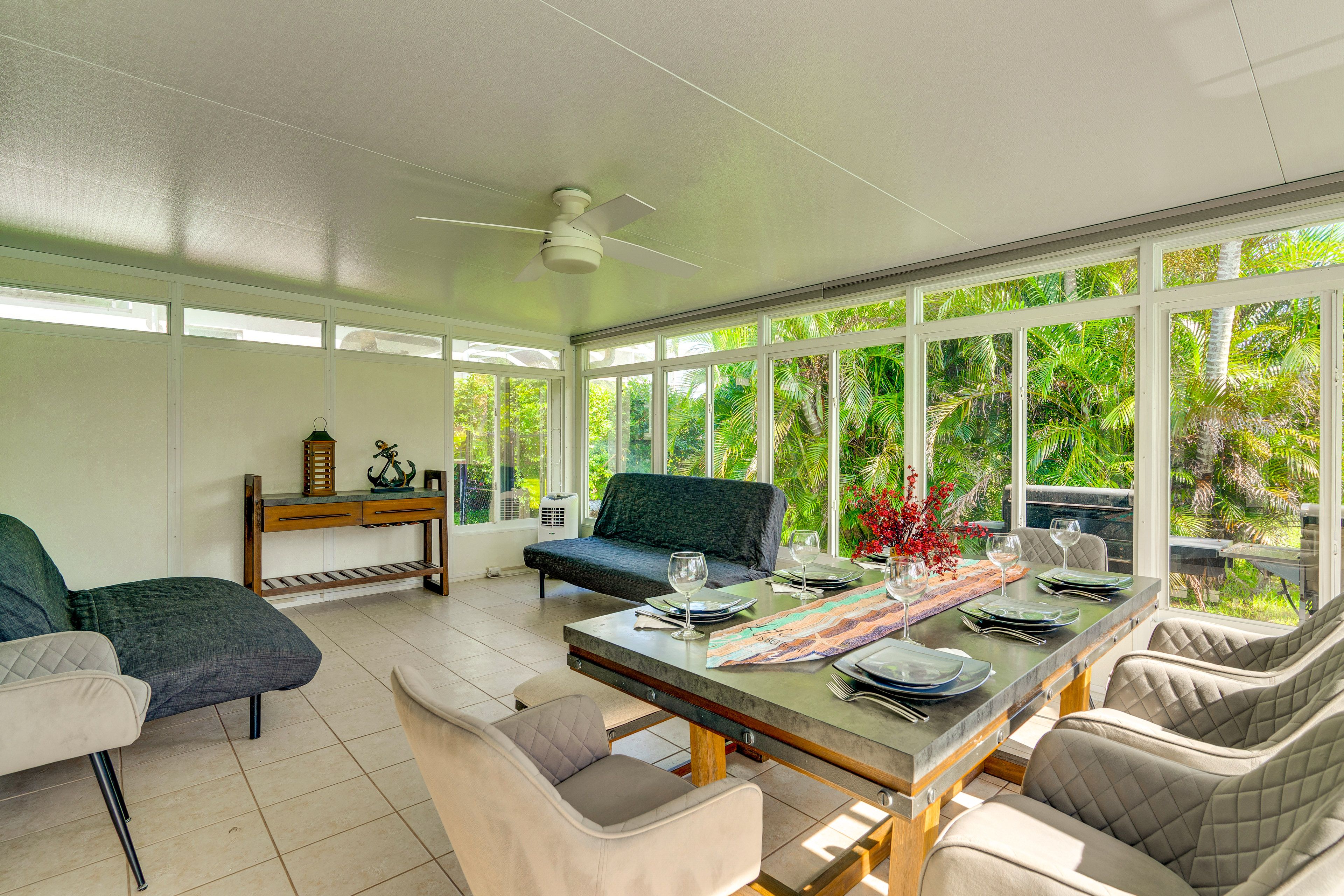 Sunroom | Central A/C & Heating