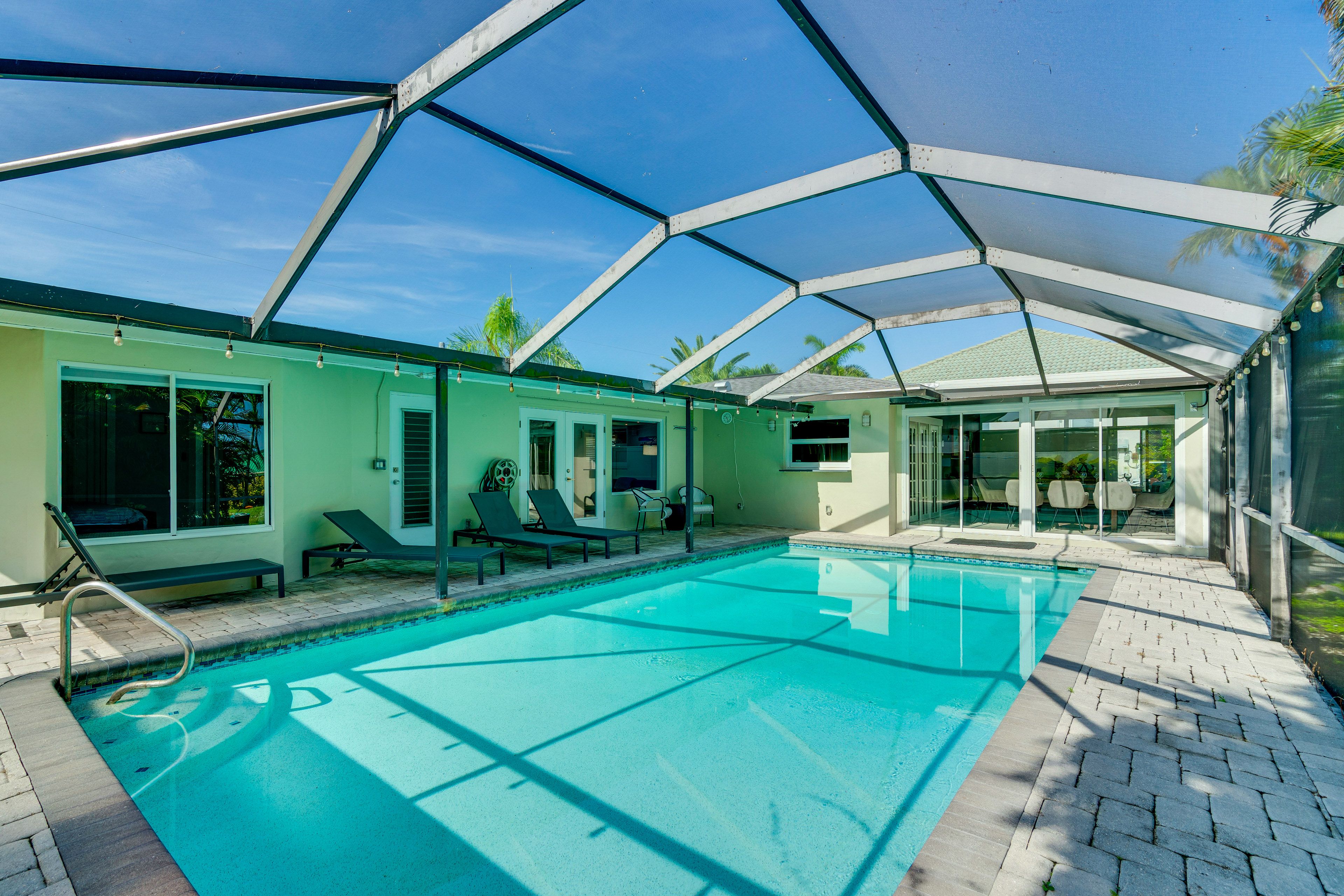 Cape Coral Vacation Rental | 2BR | 2BA | 1,240 Sq Ft | Small Step to Enter