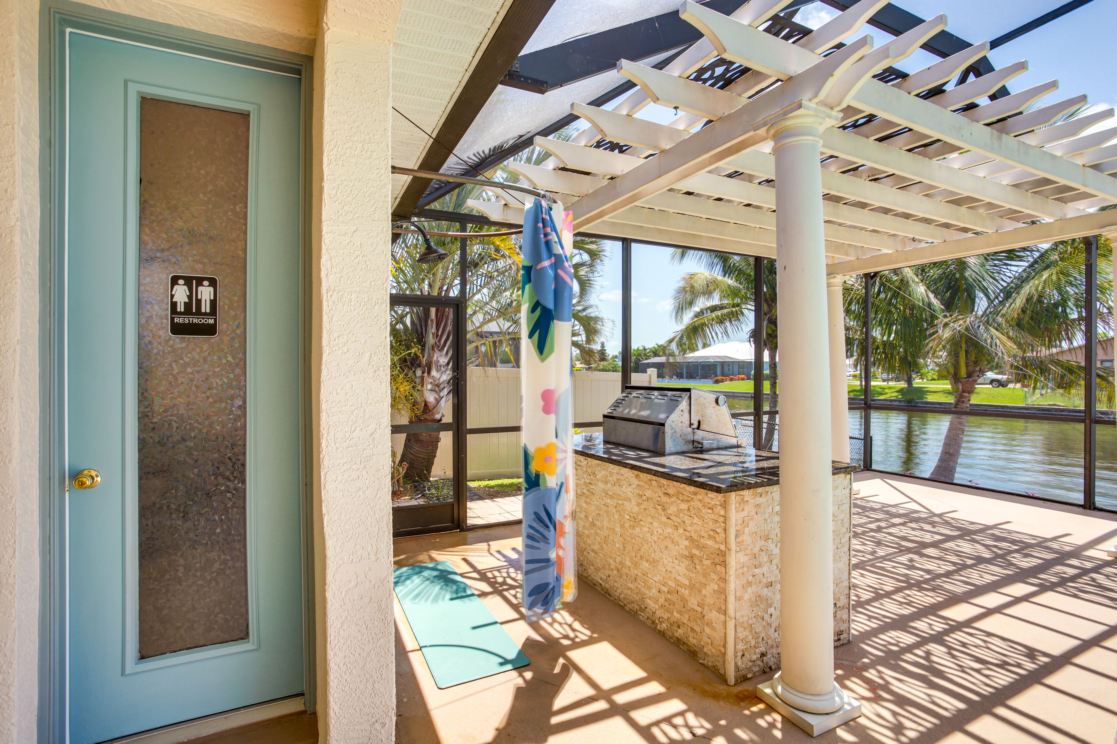 Half Bathroom | Access Via Pool Area