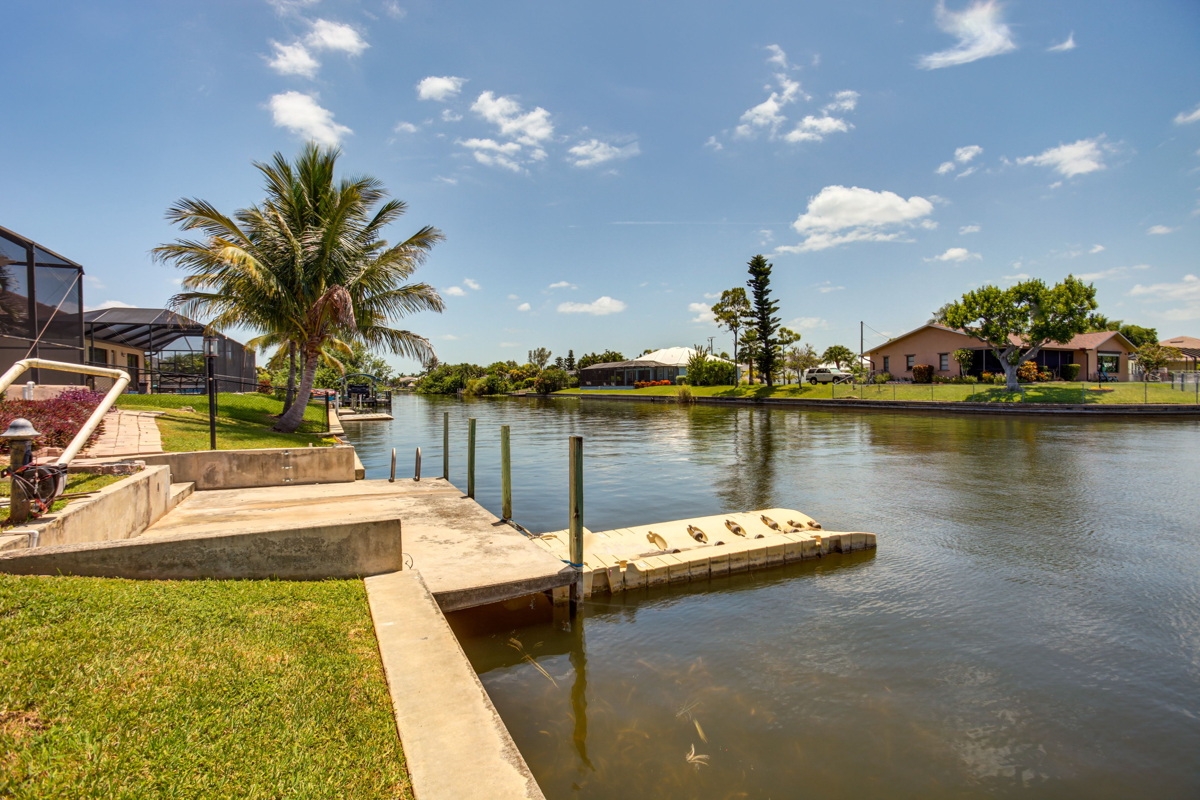Waterfront Area | Patio | Swim Ladder