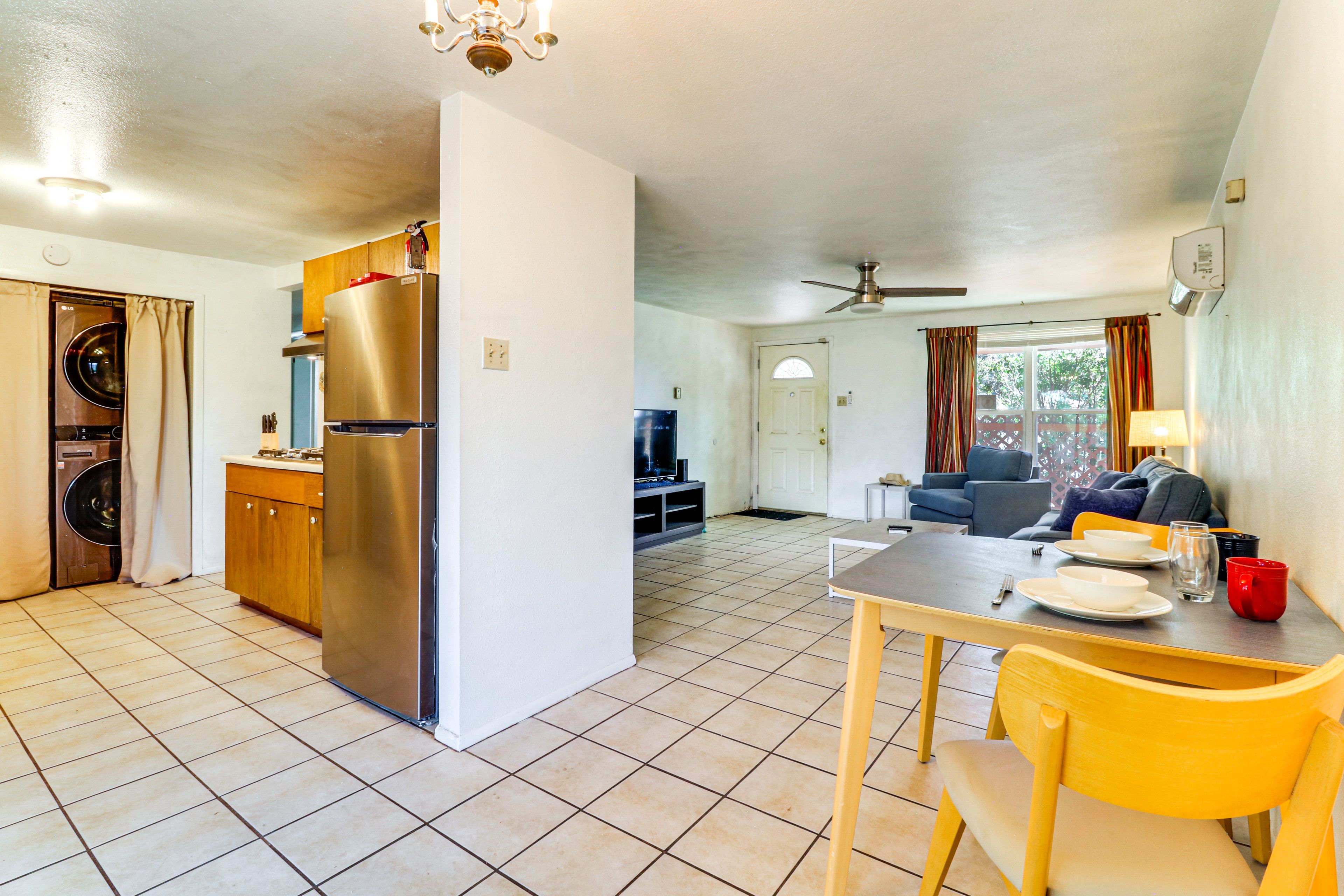 Dining Area | Dishware & Flatware | Mini-Split A/C & Heat