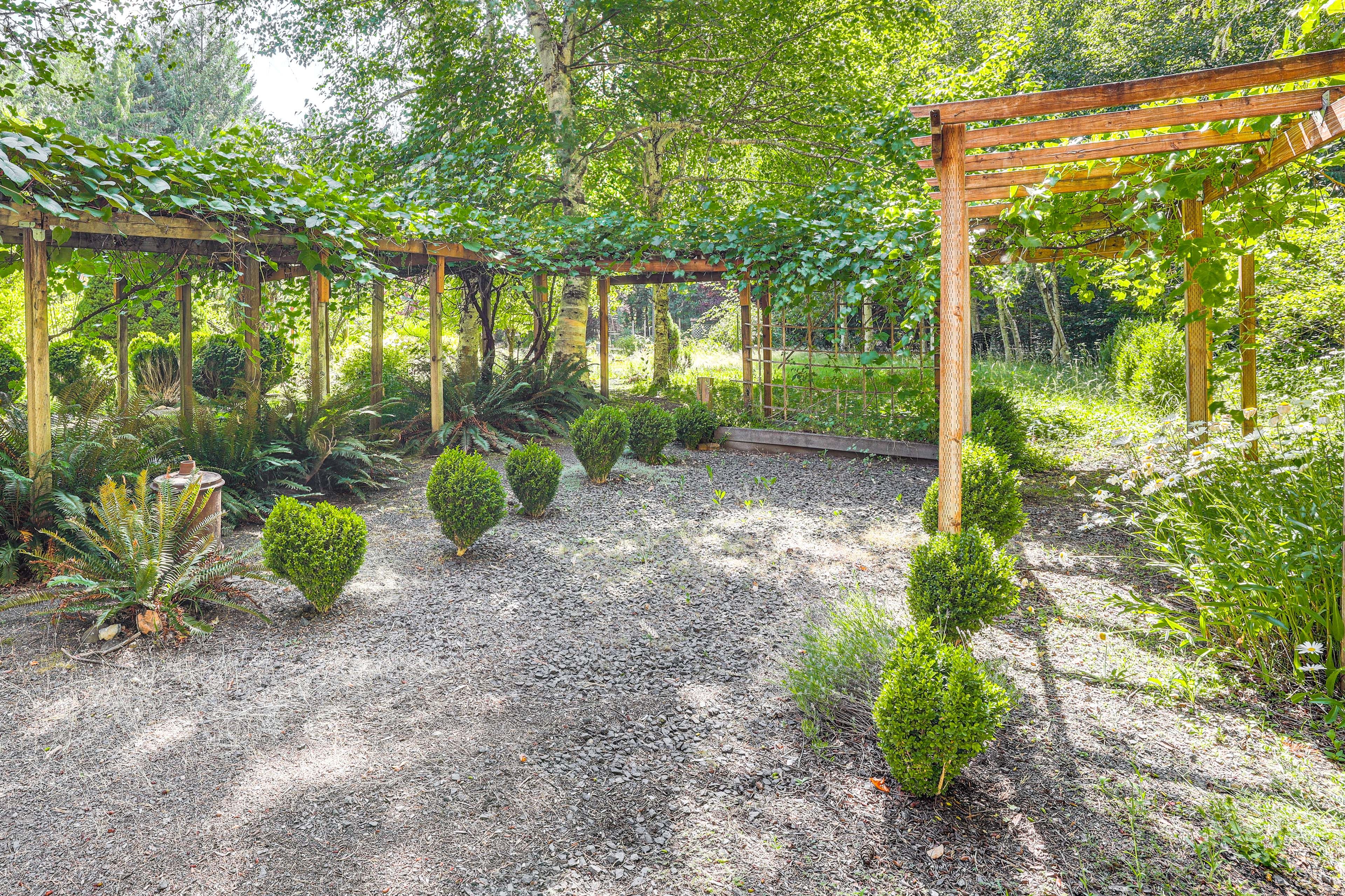 Forested Setting | Private Courtyard Garden | Single-Story Cottage