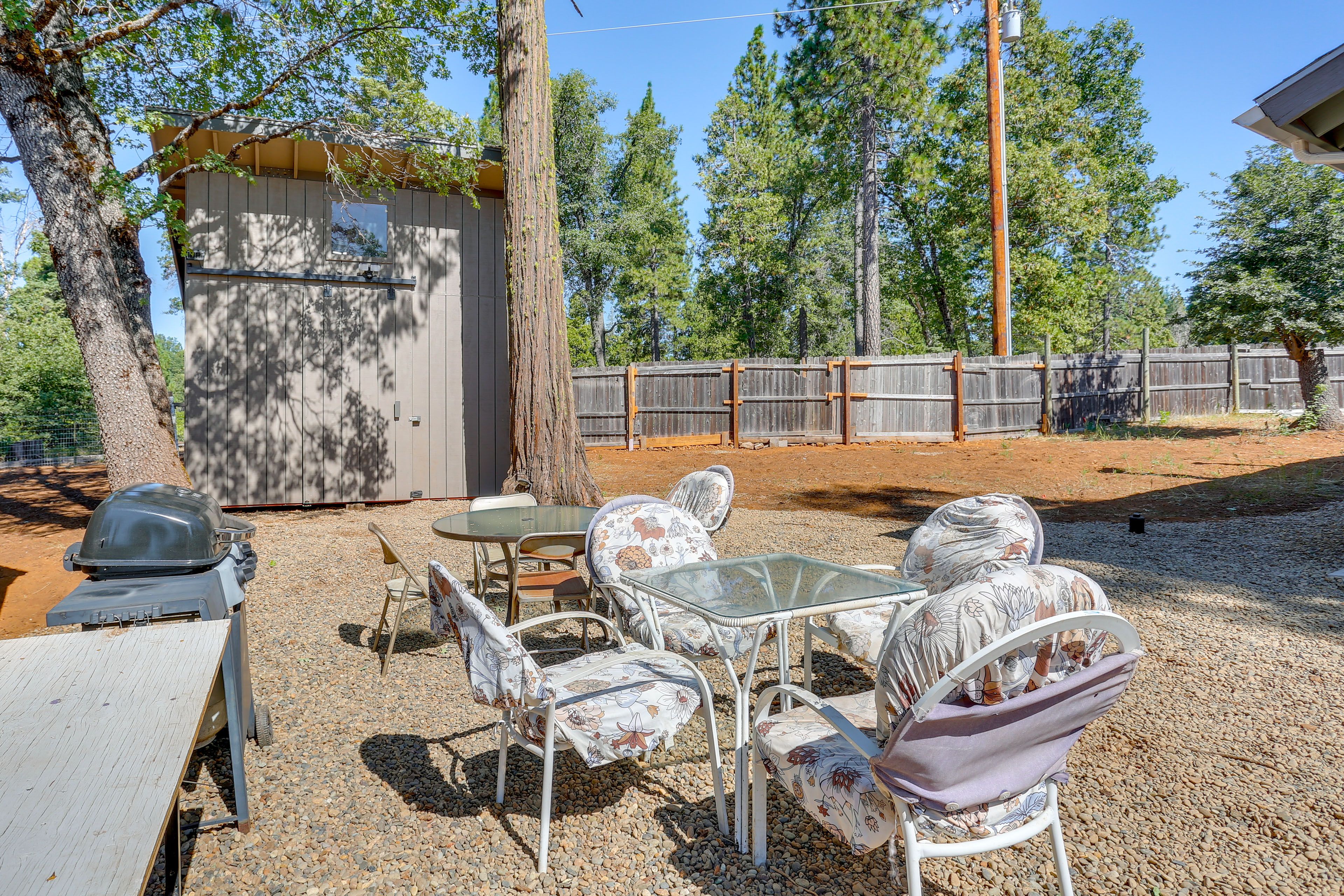 Outdoor Space | Gas Grill | 2 Dining Tables