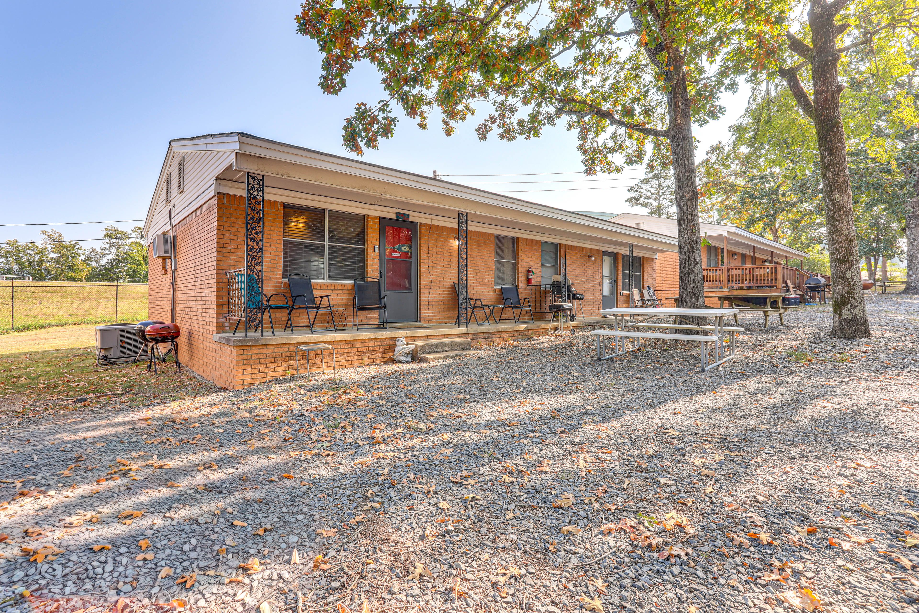 Exterior | Charcoal Grill (Bring Your Own Charcoal) | Porch w/ Seating