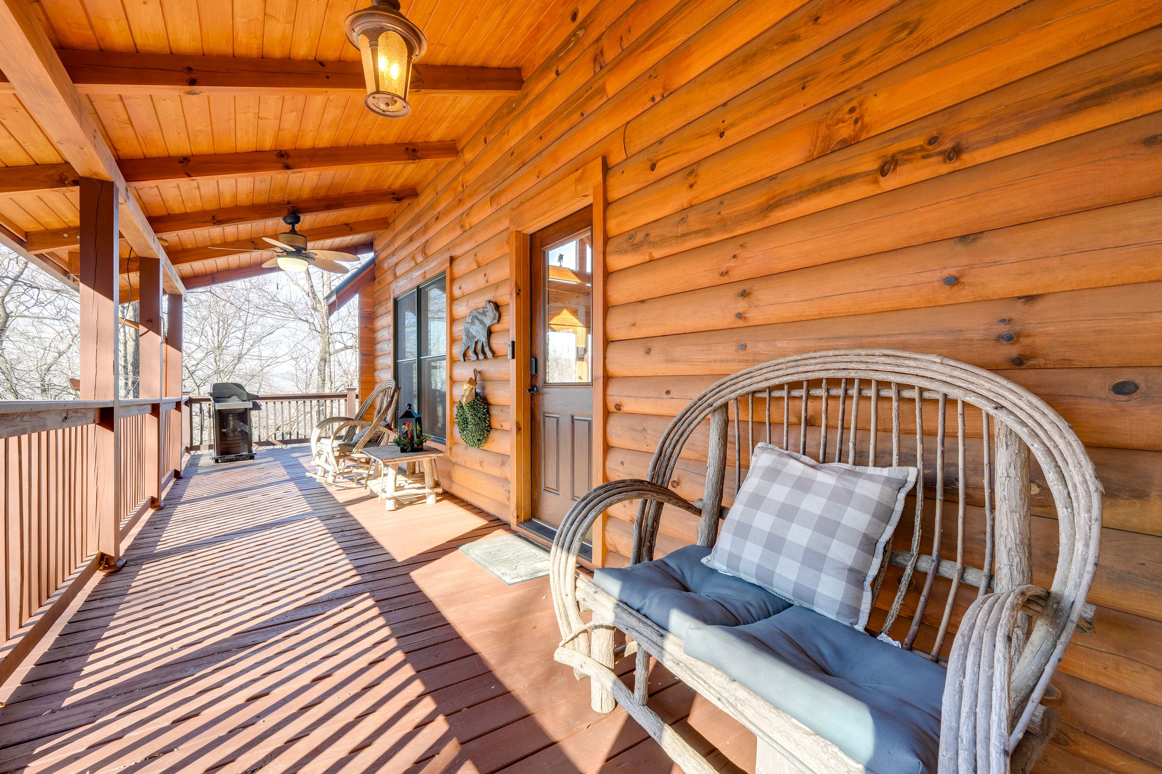 Front Porch | Outdoor Seating | Gas Grill