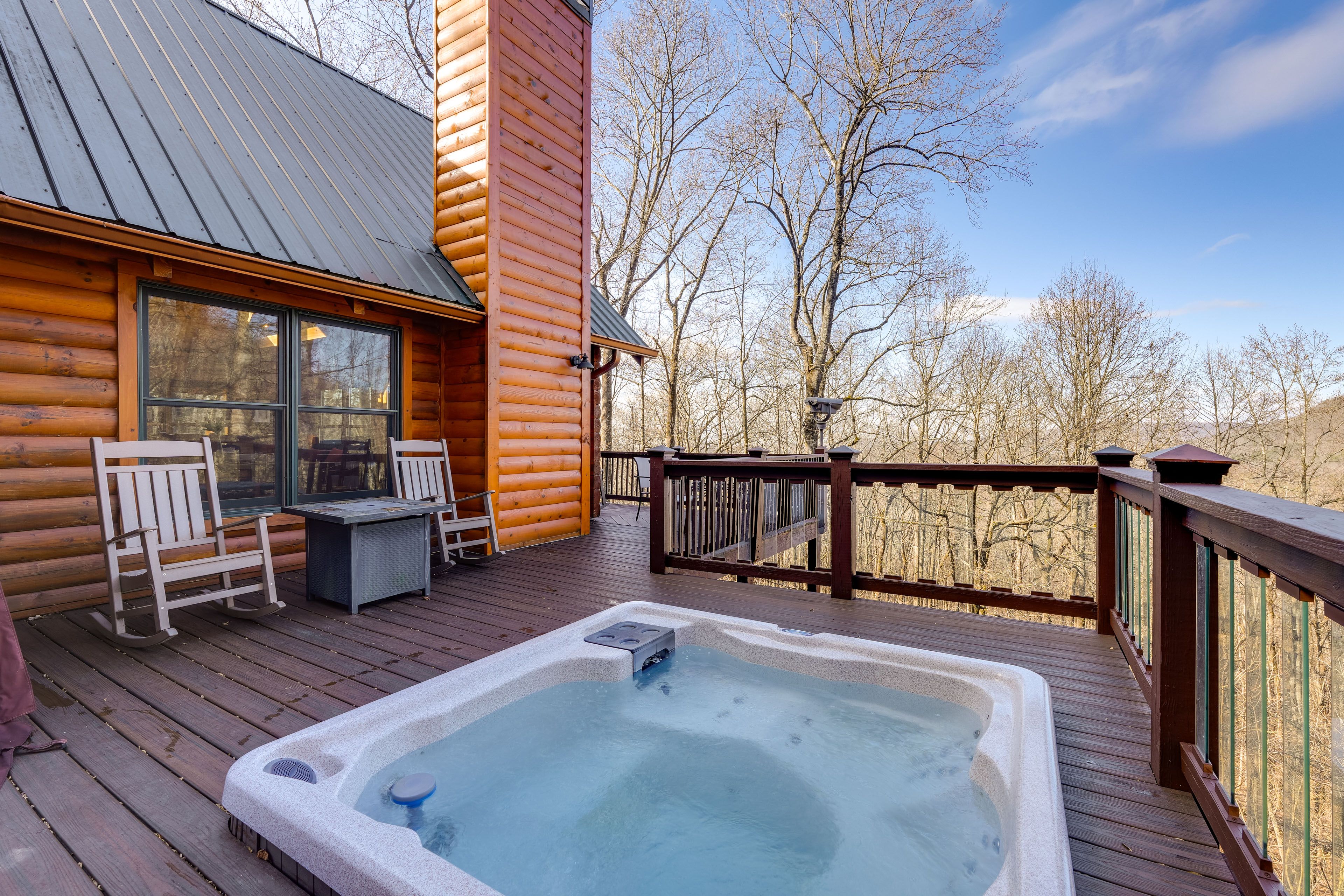 Private Deck | Hot Tub | Fire Pit