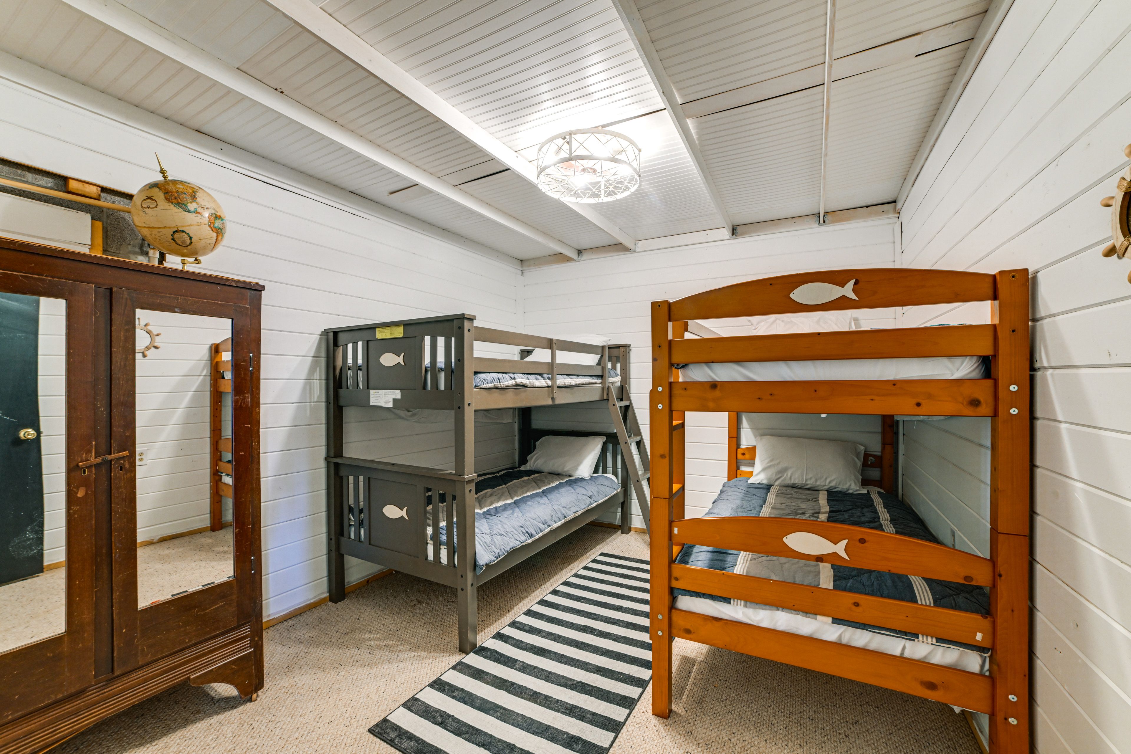 Bedroom 5 | 2 Twin Bunk Beds | Basement