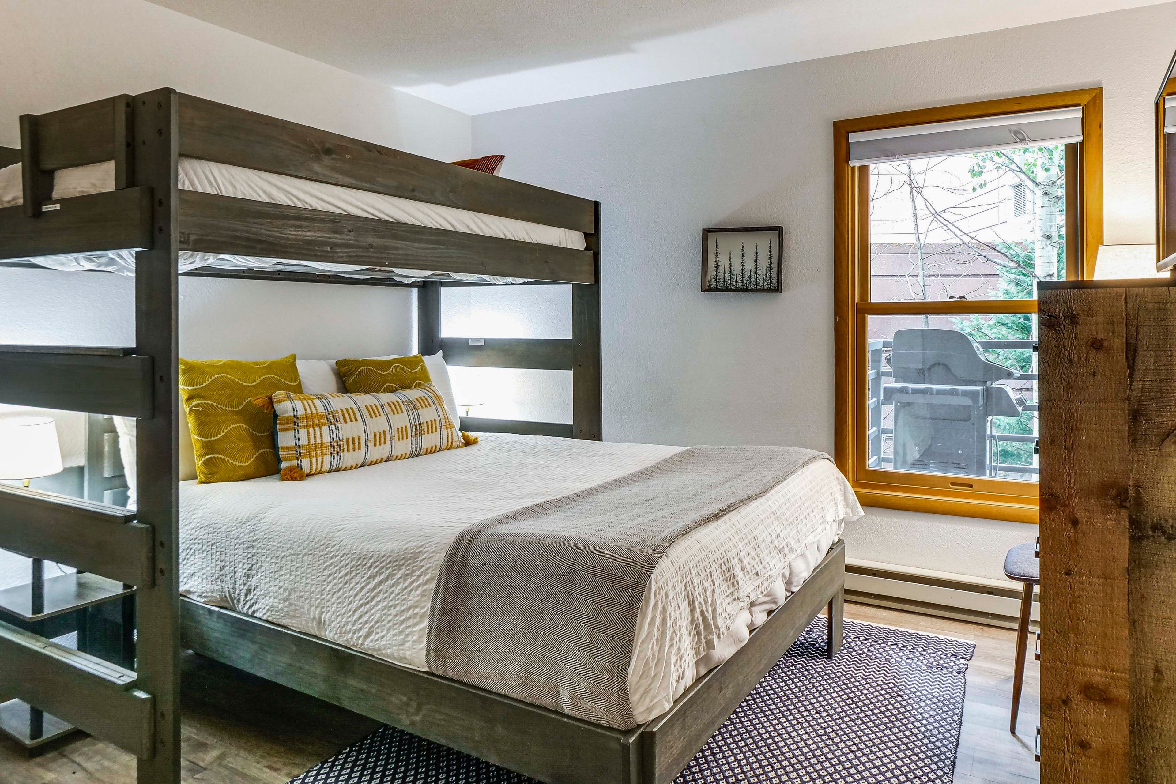 Bedroom 2 | Queen Bed | Lofted Twin Bed
