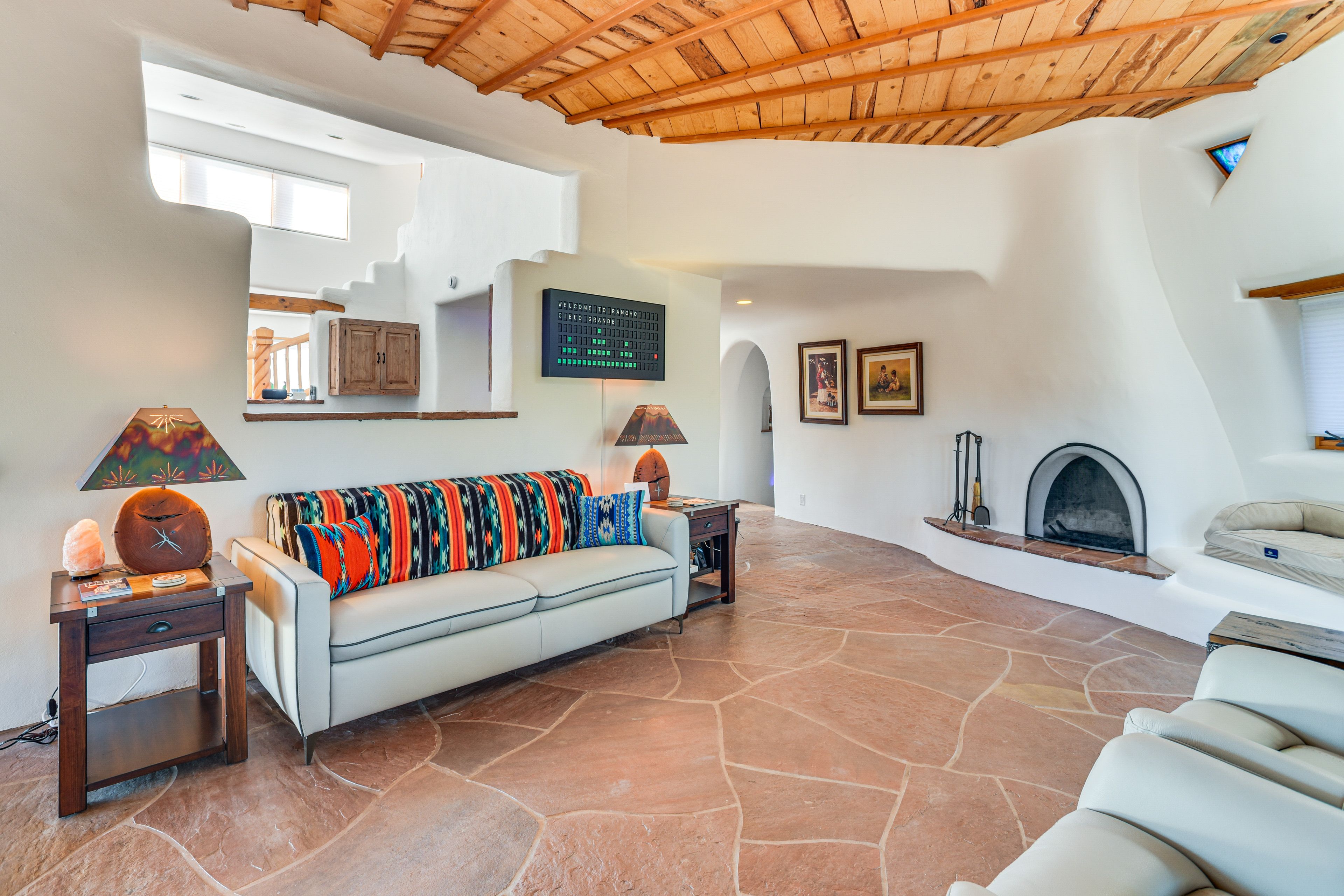 Living Room | 1st Floor | Queen Sleeper Sofa | Wood-Burning Fireplace | Smart TV