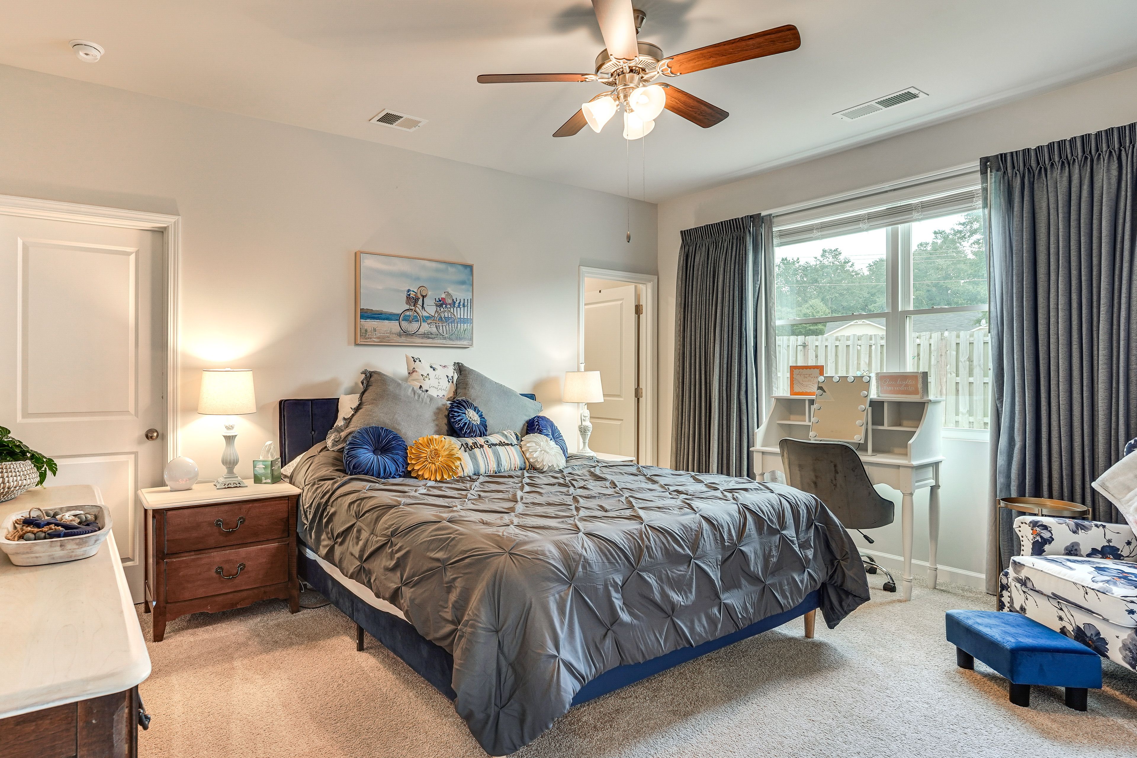 Bedroom 1 | King Bed | Walk-In Closet