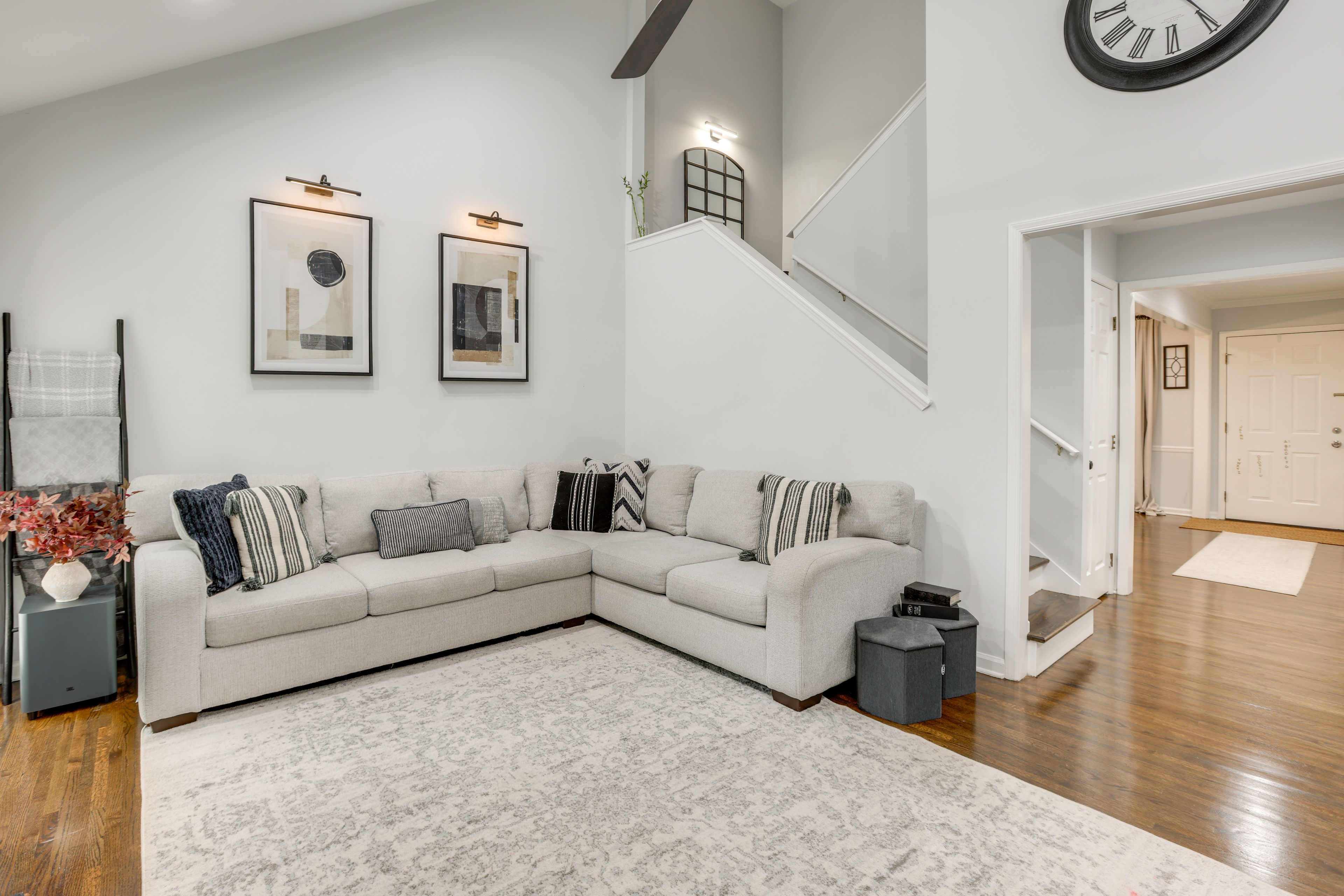 Living Room | 1st Floor | Smart TV | Fireplace
