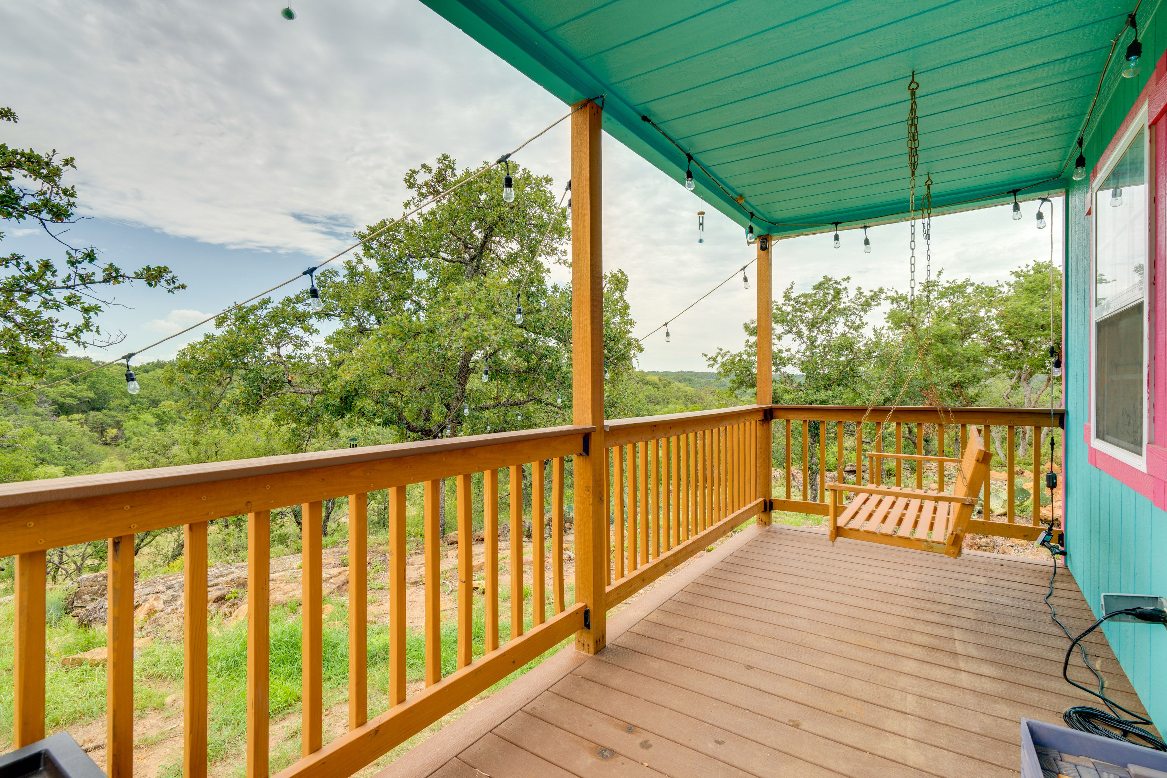 Private Covered Porch | Porch Swing (400 Lbs Max)