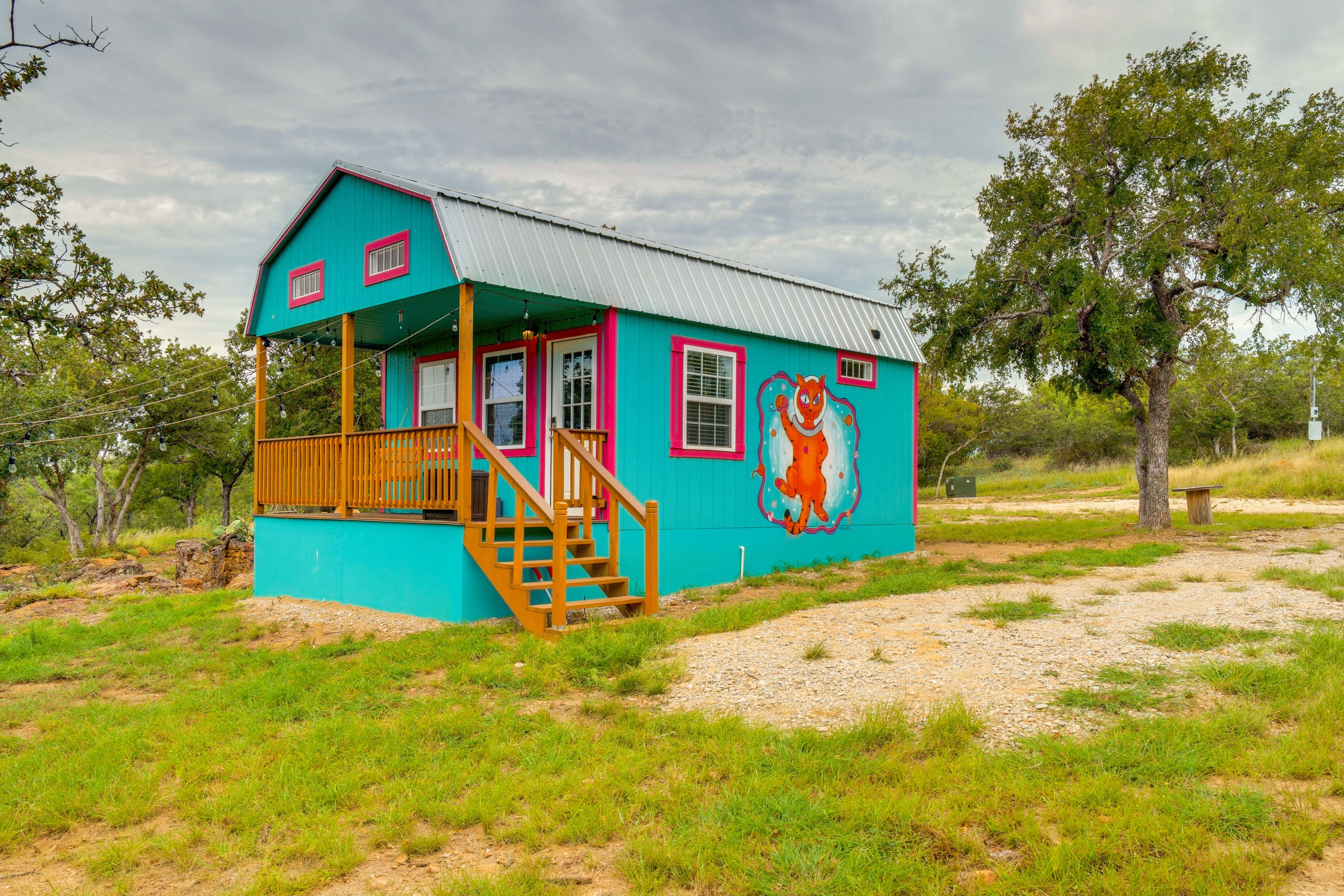 Brownwood Vacation Rental | 1BR | 1BA | Stairs Required | 448 Sq Ft
