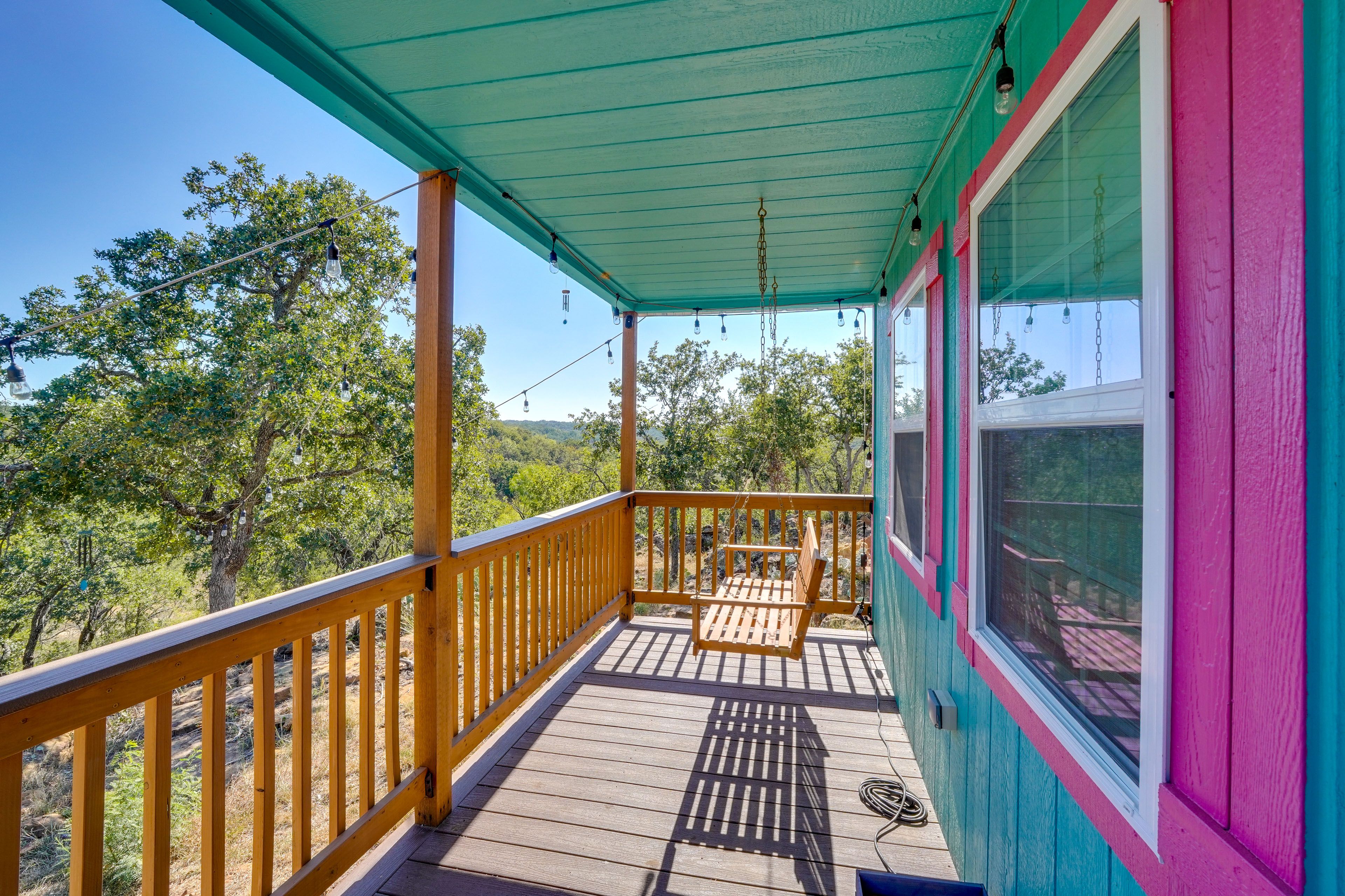 Private Covered Porch | Porch Swing (400 Lbs Max)