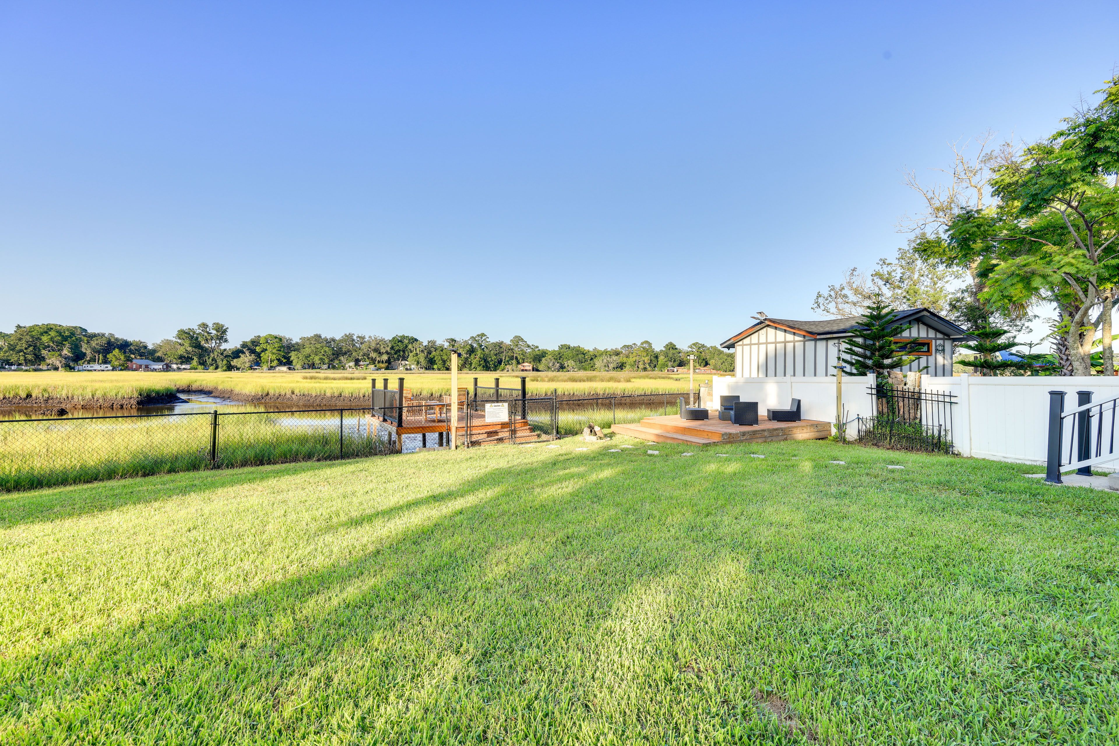 Fenced Backyard