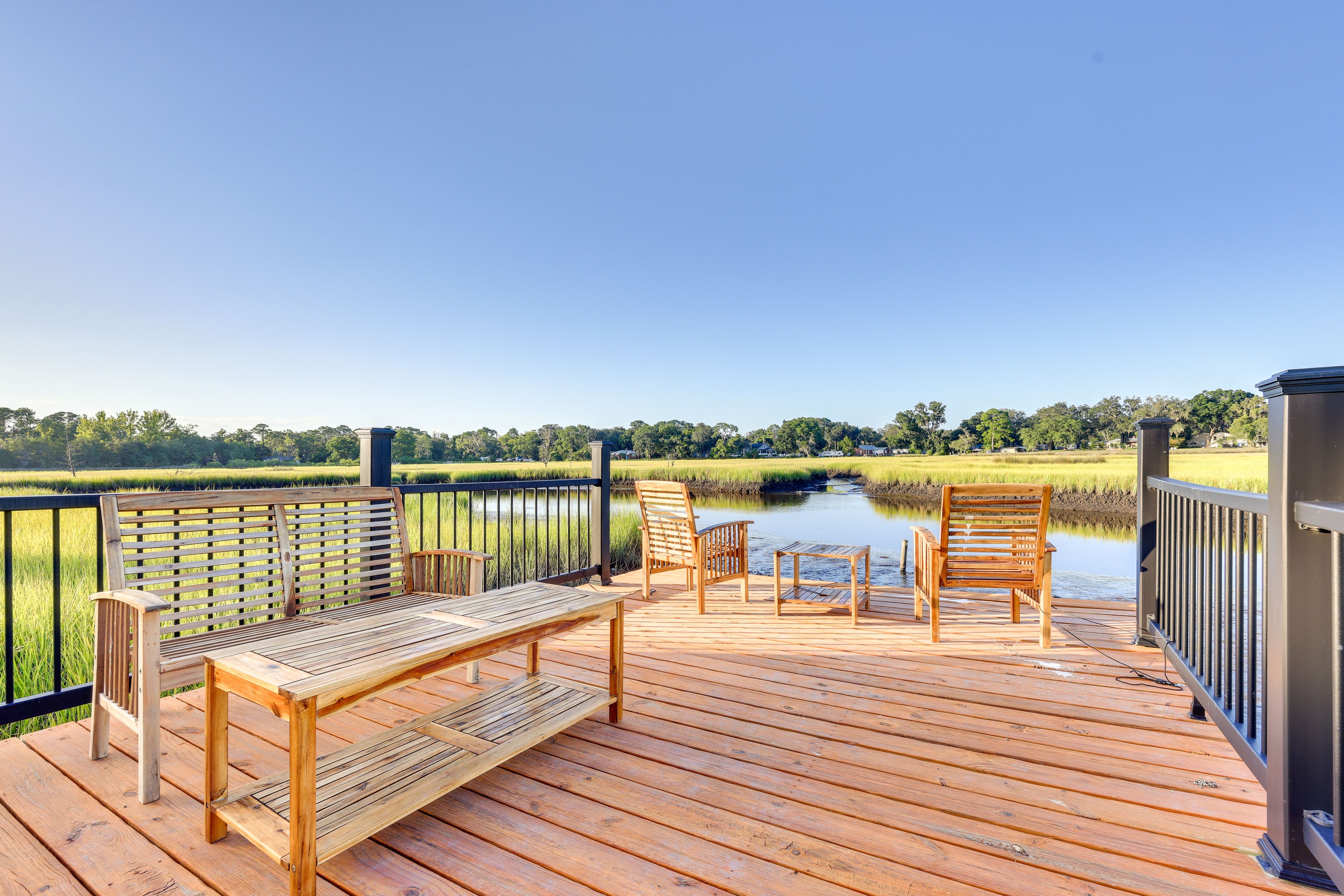Waterfront Deck | Wildlife Spotting On-Site | Fishing Allowed