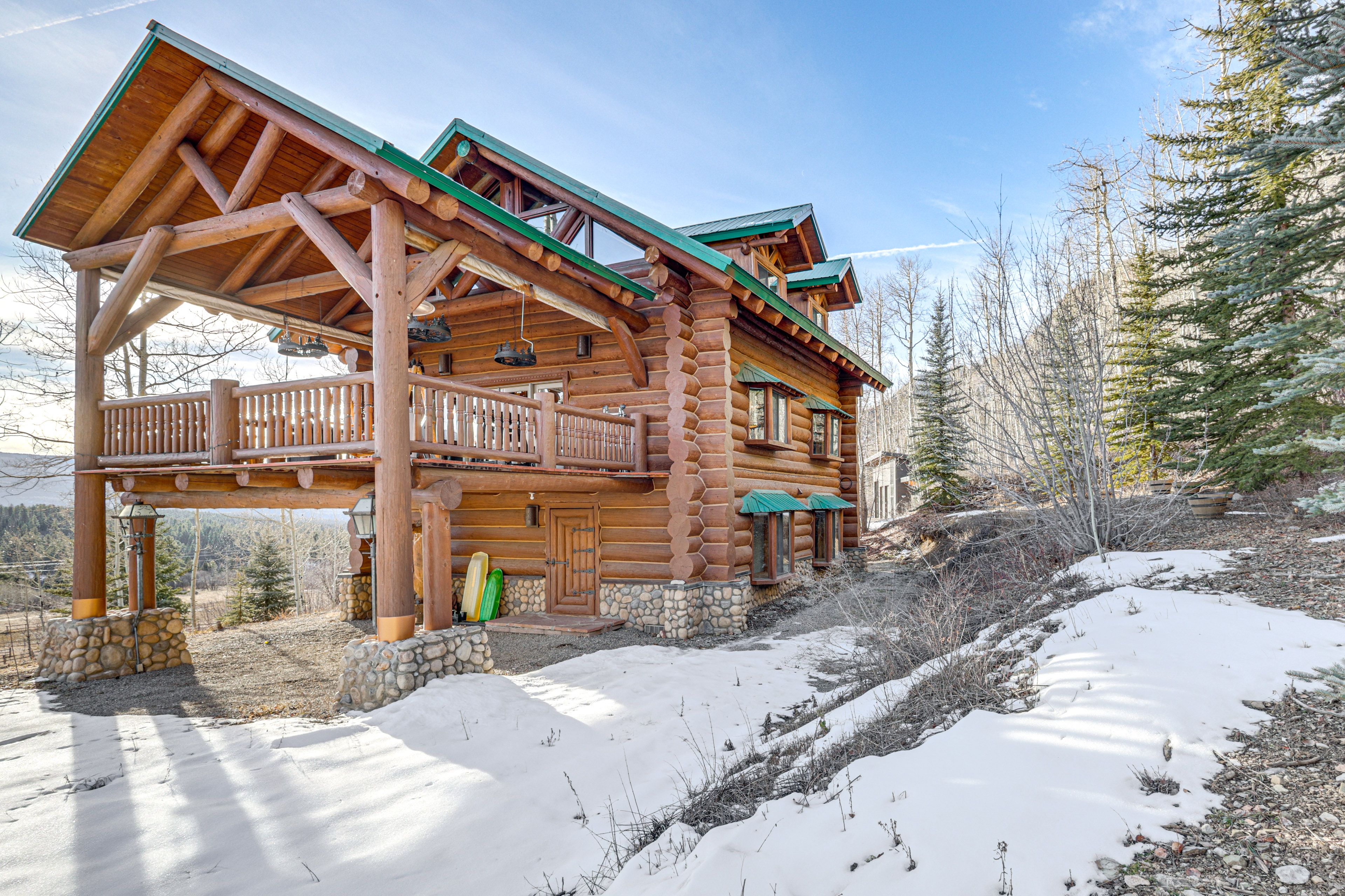 Cabin Exterior | Carport (2 Vehicles) | Driveway (2-4 Vehicles)