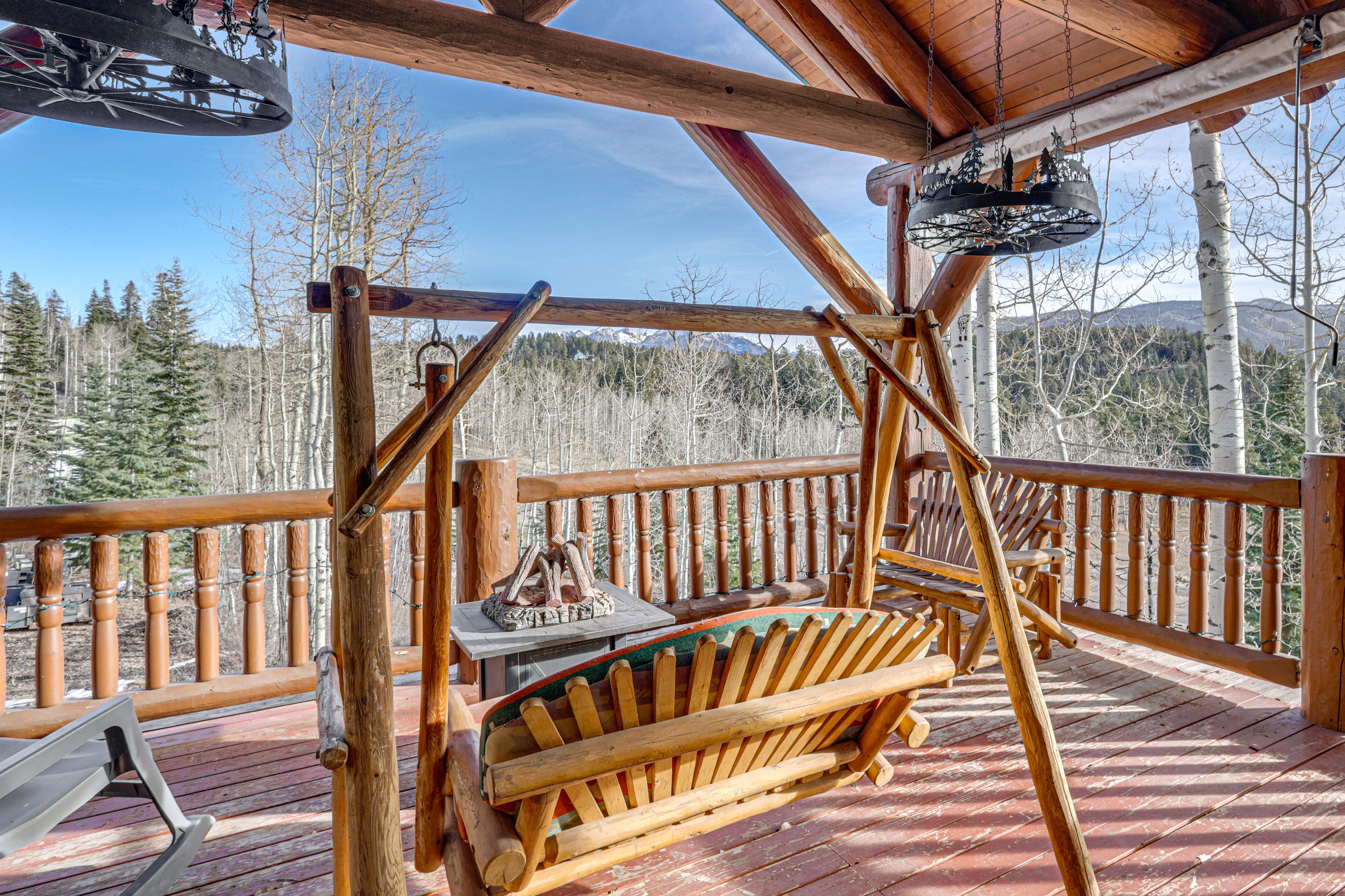 Deck | Gas Fire Pit | Gas Grill | Mountain & Forest Views