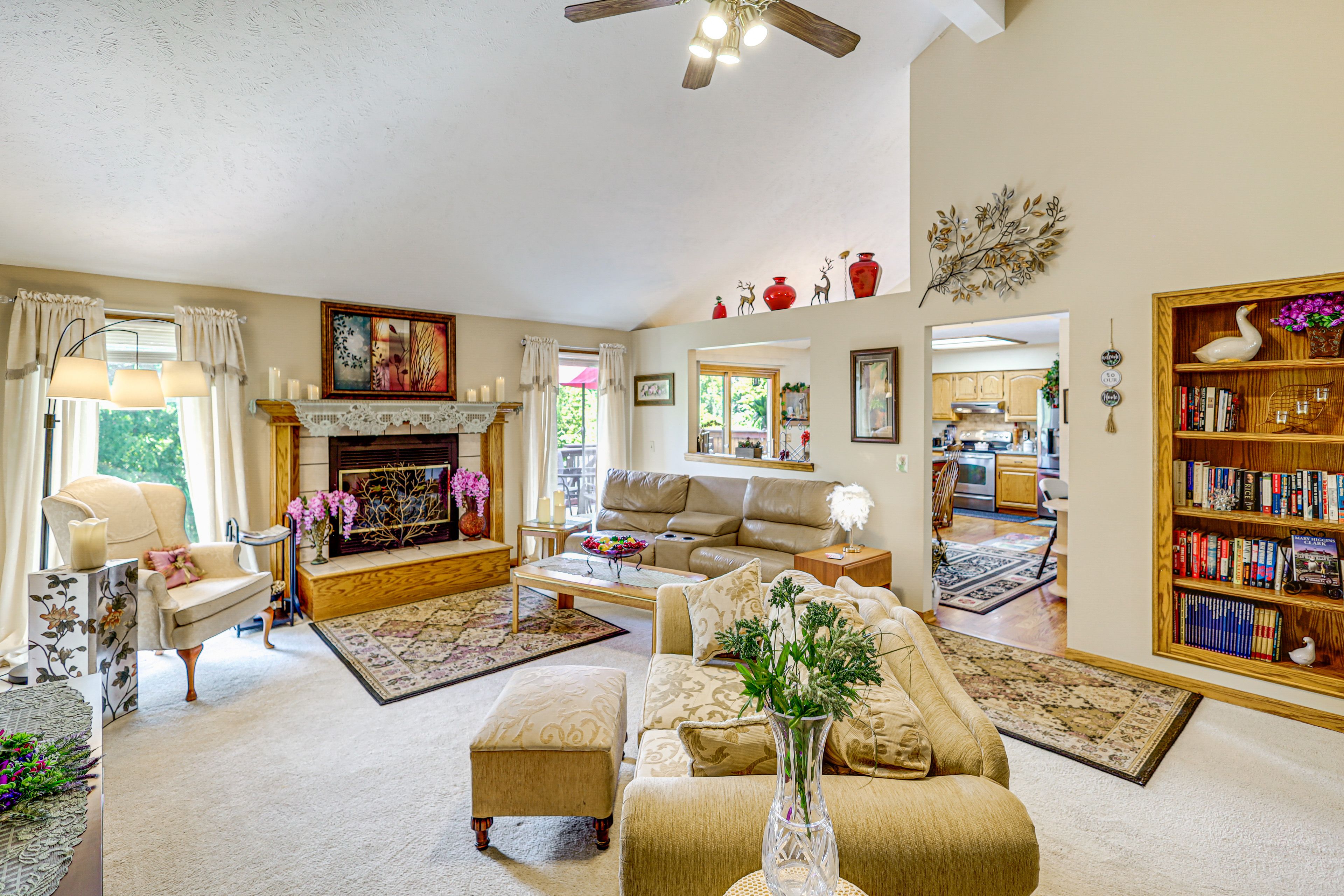 Living Room | Central A/C & Heating | Books | Video Library