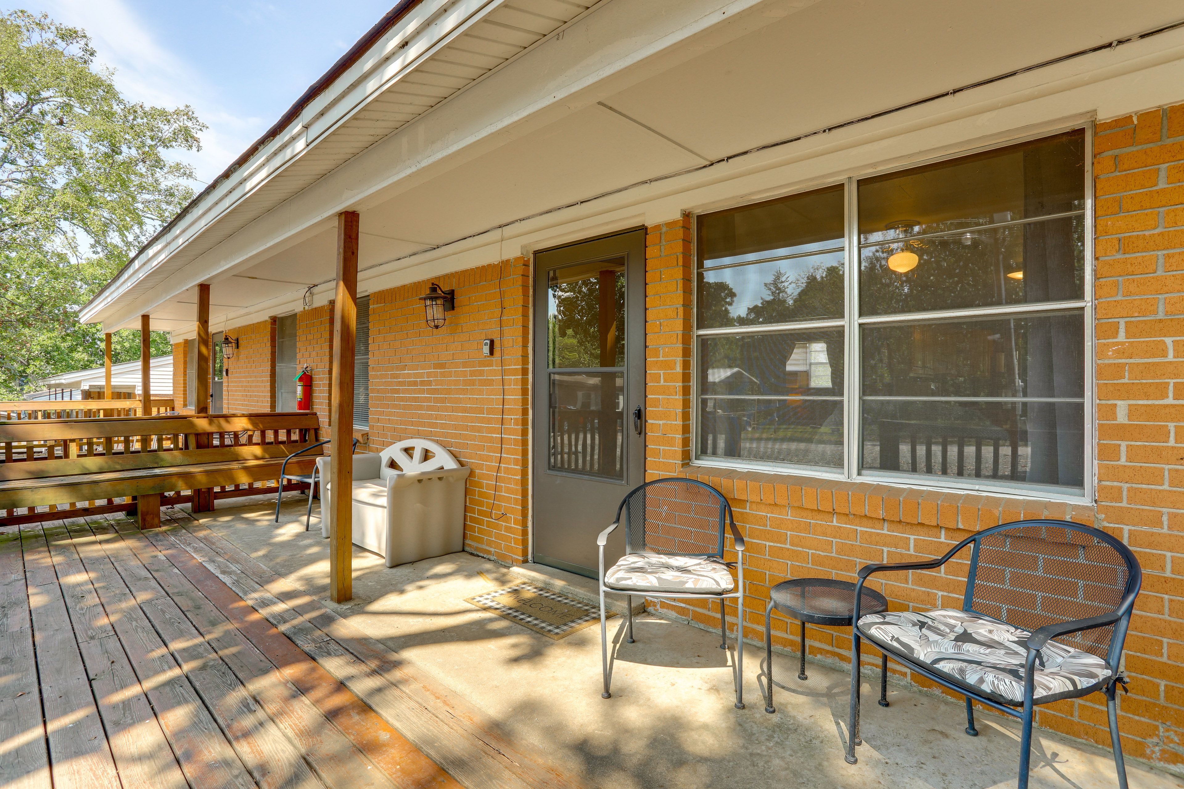 Home Entrance | Furnished Deck | Charcoal Grill