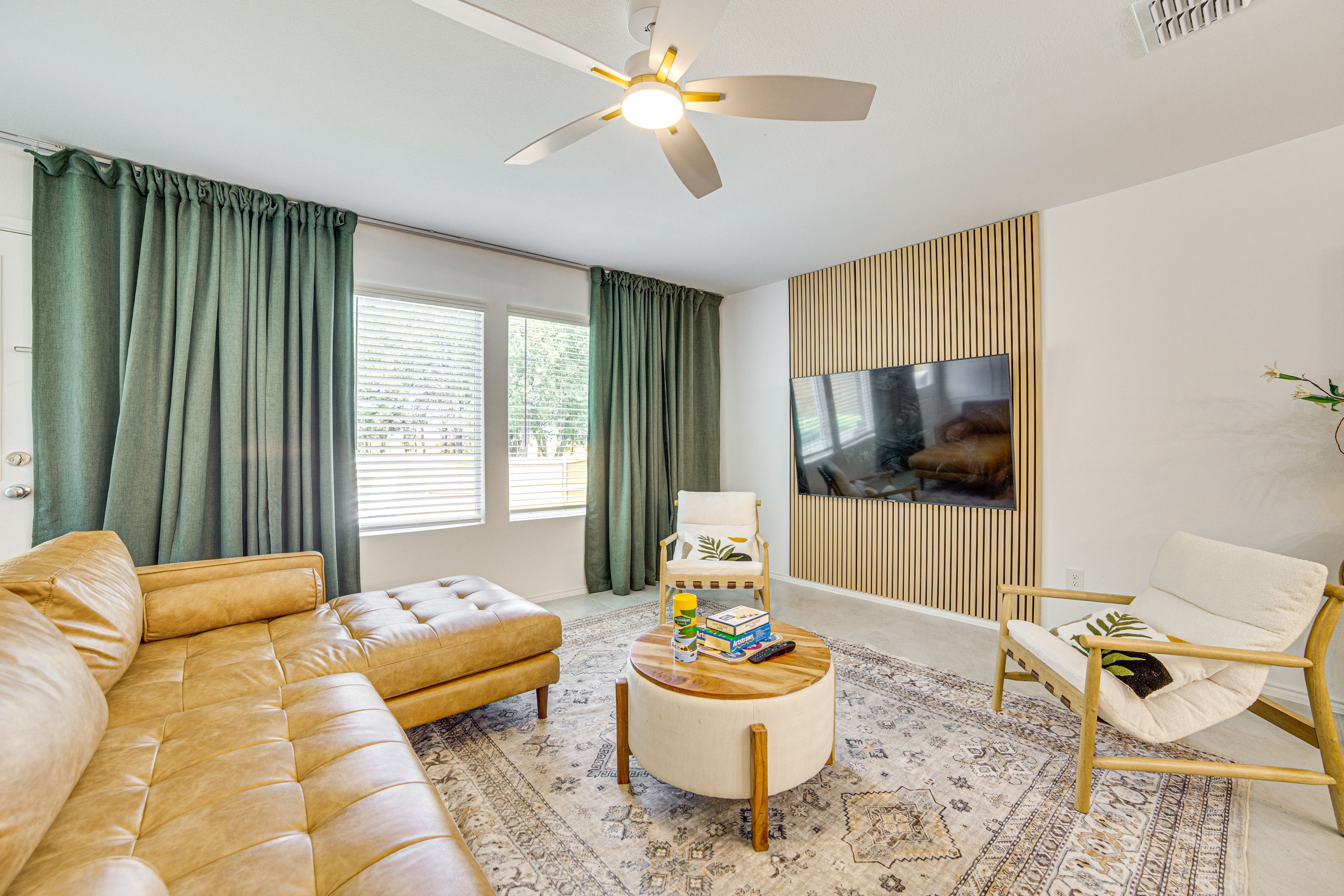 Living Room | Flat-Screen TV | Board Games