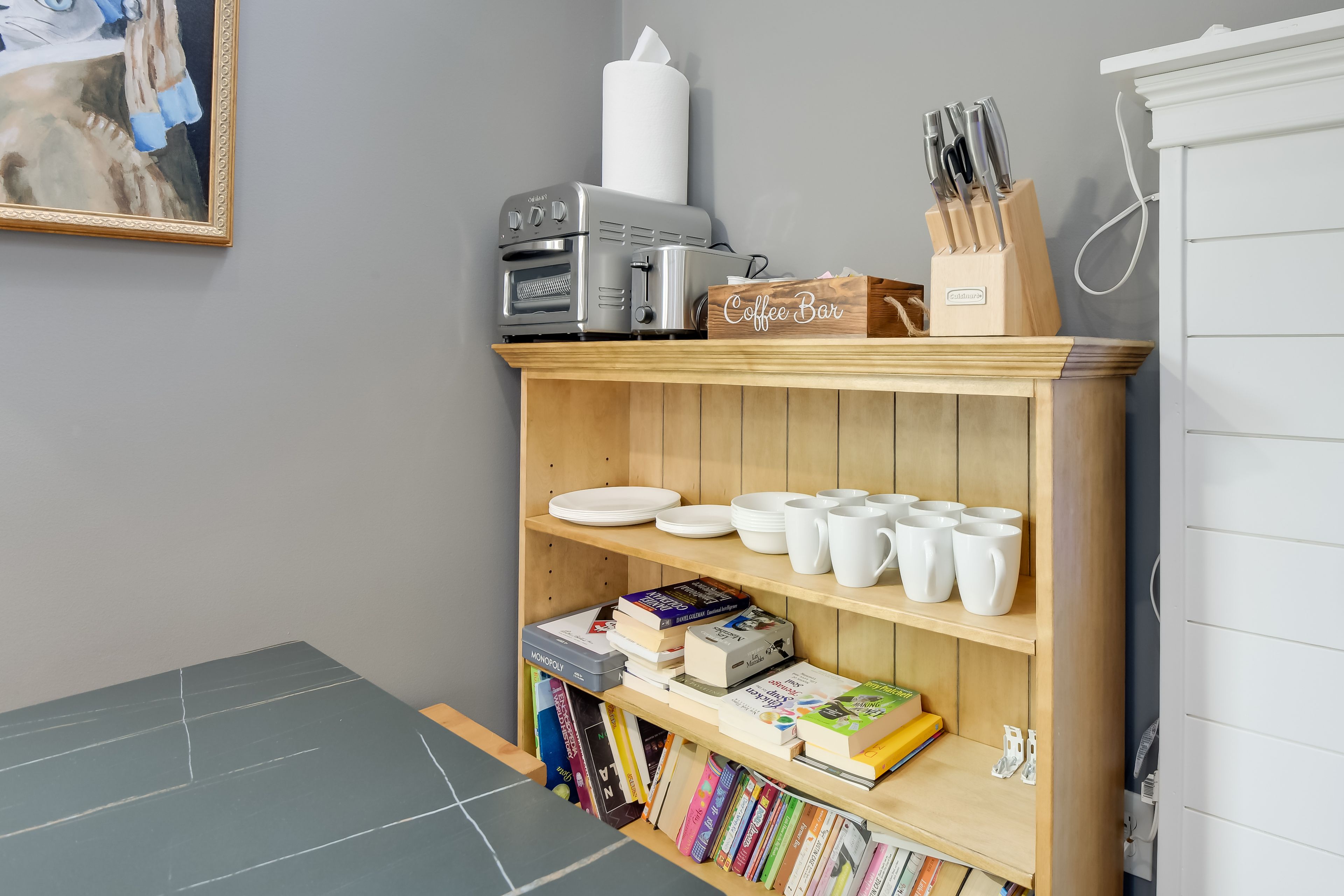 Dining Area | 1st Floor | Laptop-Friendly Workspace