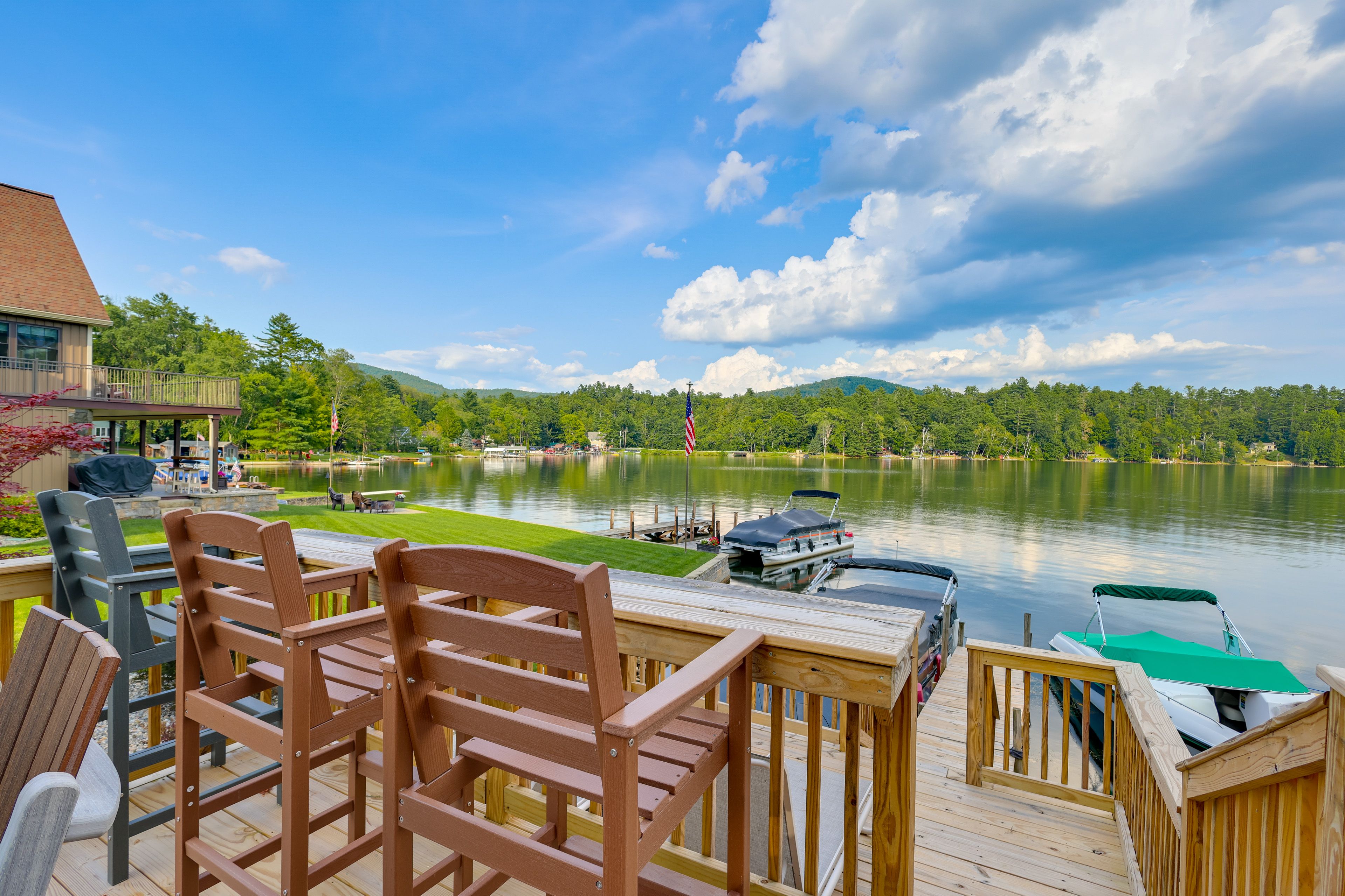 Furnished Deck | Private Dock