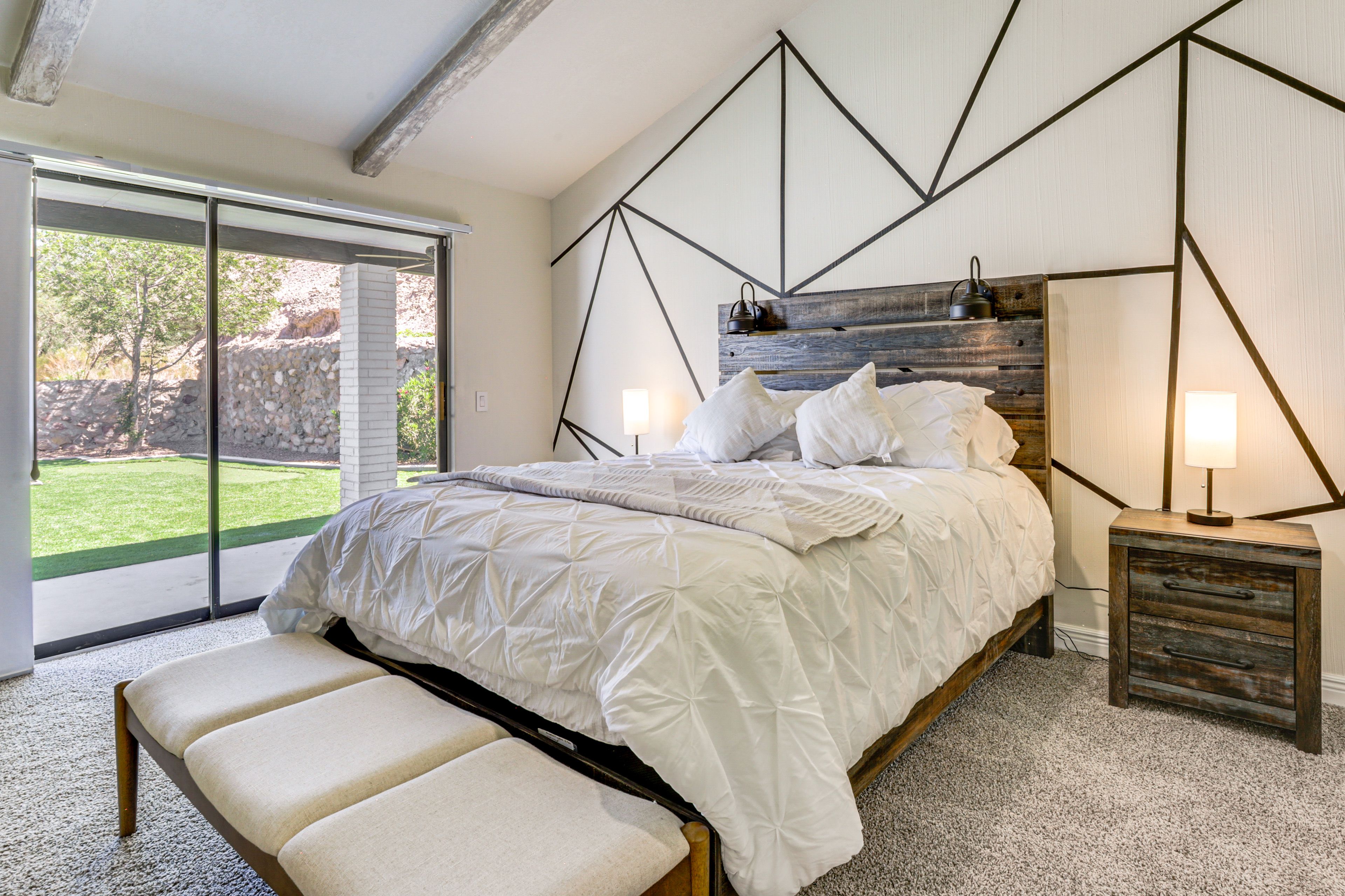Bedroom 1 | Queen Bed | Patio Access