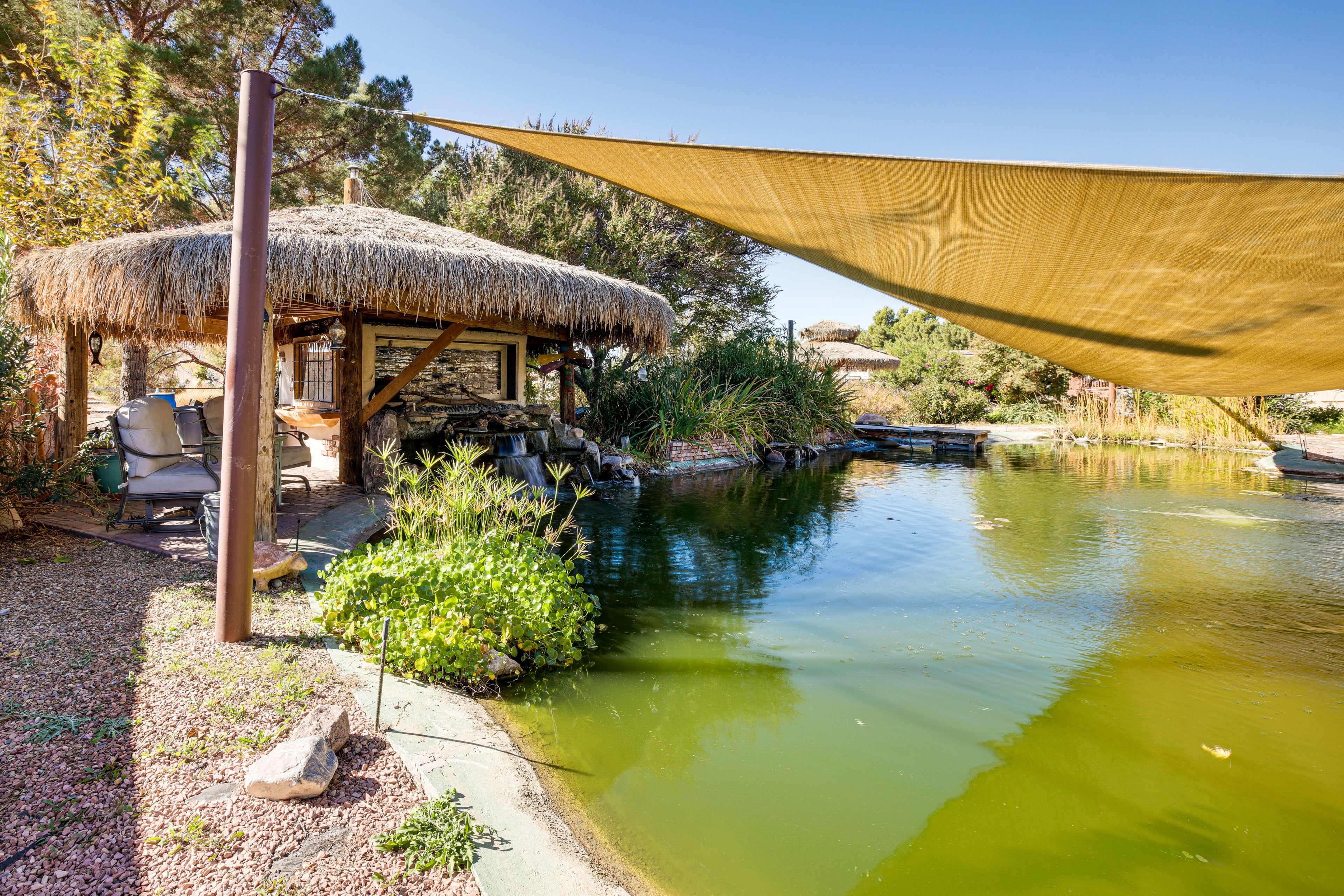 Shared On-Site Pond | Ample Outdoor Seating