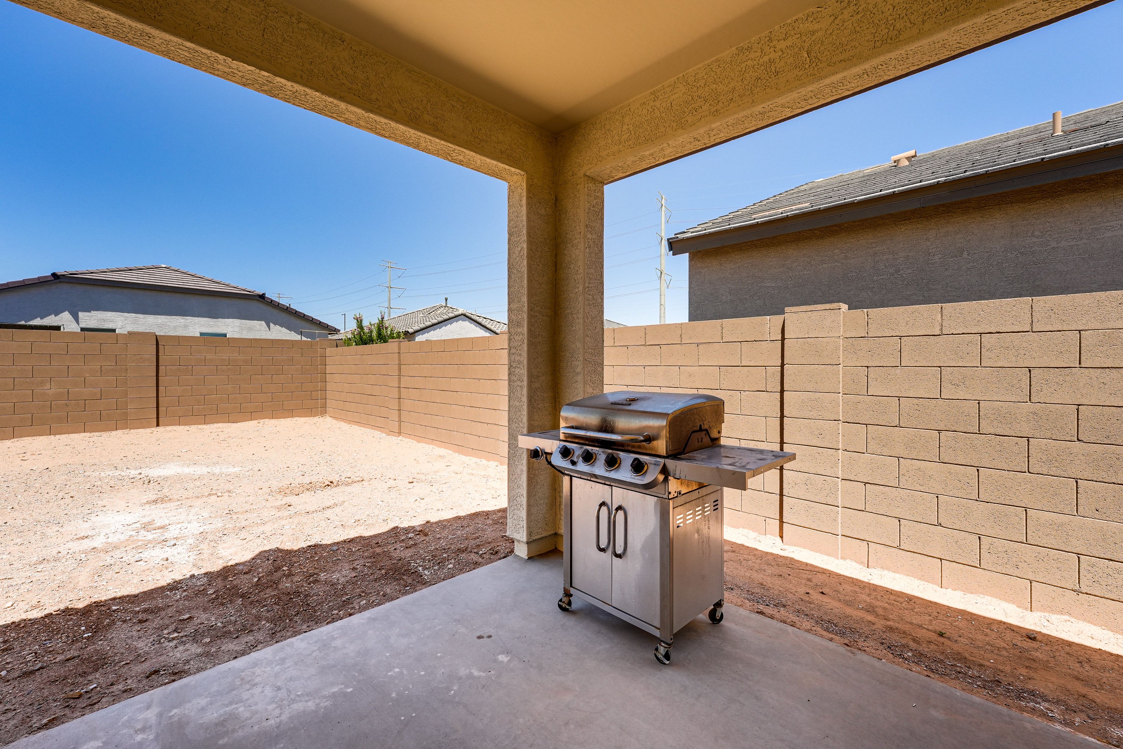 Private Backyard Area