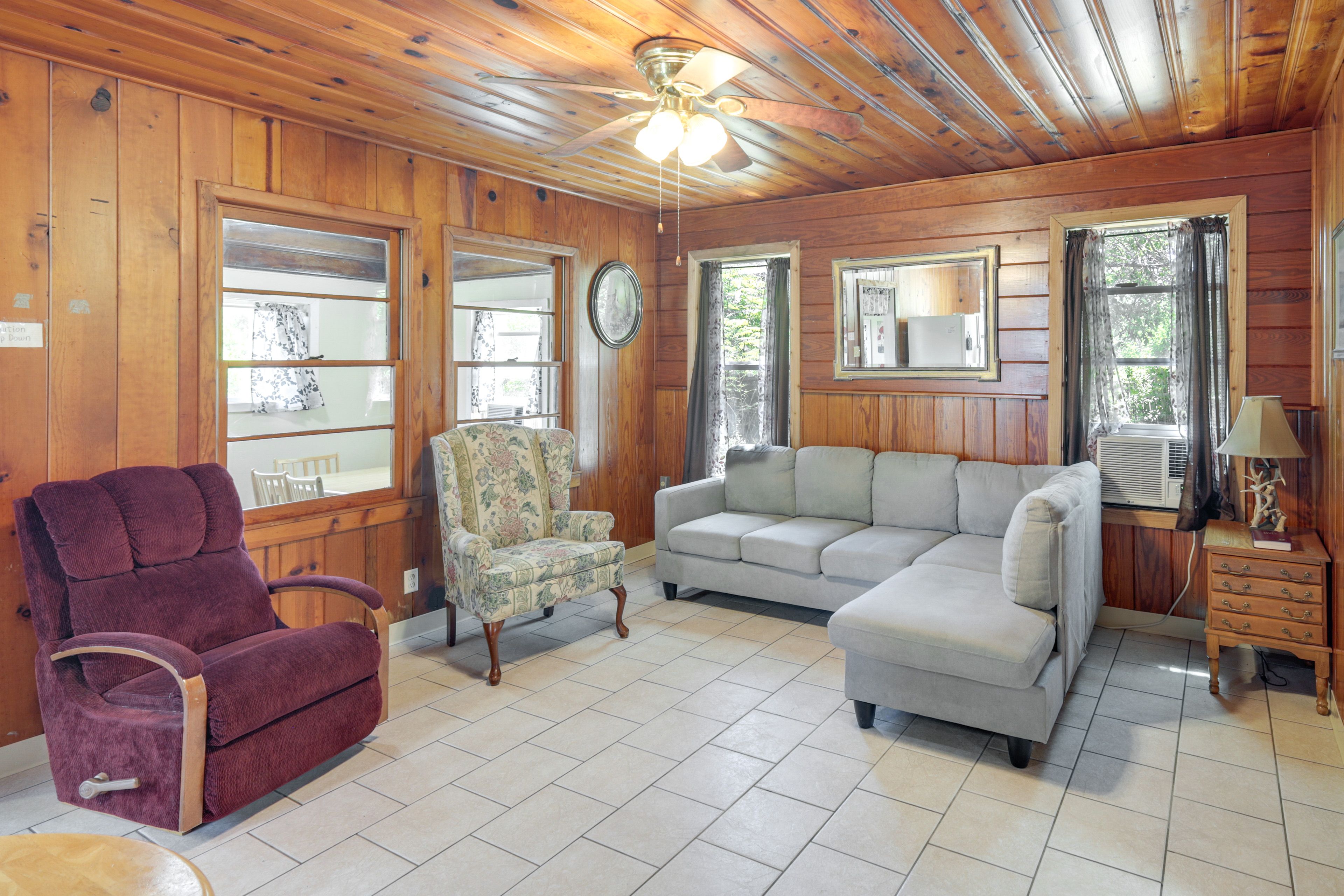 Whitney Vacation Rental | 2BR | 1BA | Steps Required | 800 Sq Ft