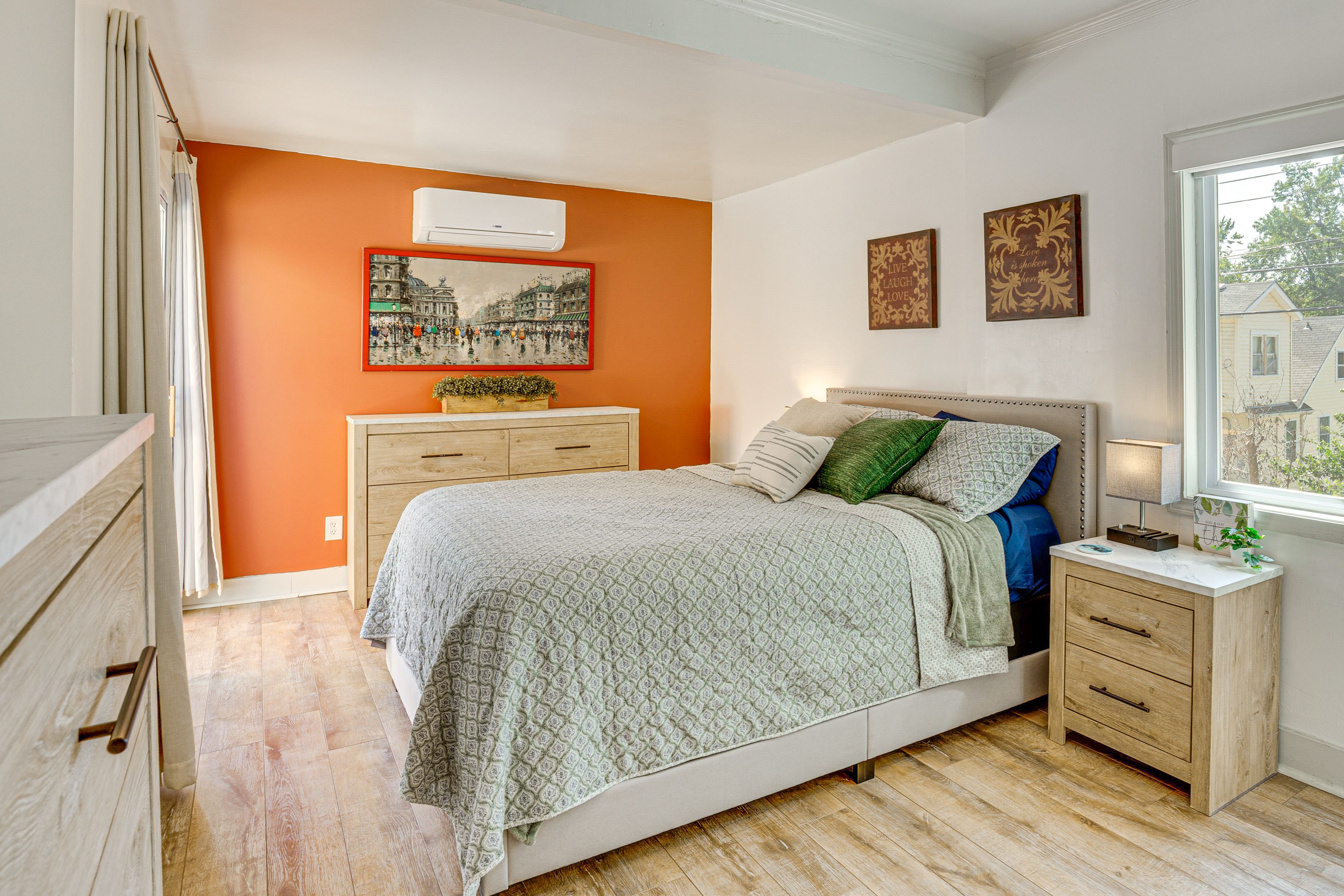 Bedroom 1 | Queen Bed | Smart TV | Balcony Access