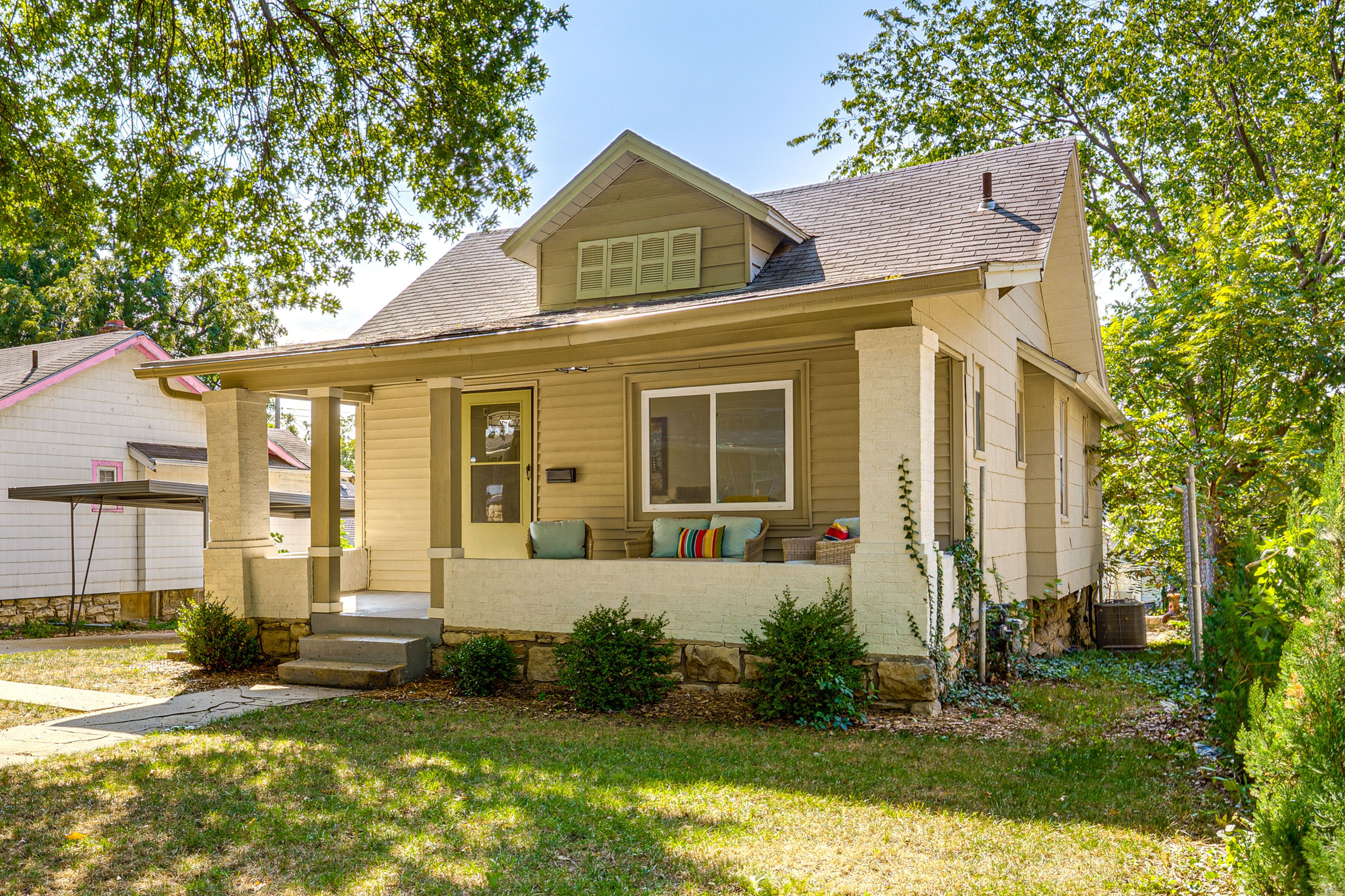 House Exterior | Covered Porch w/ Seating