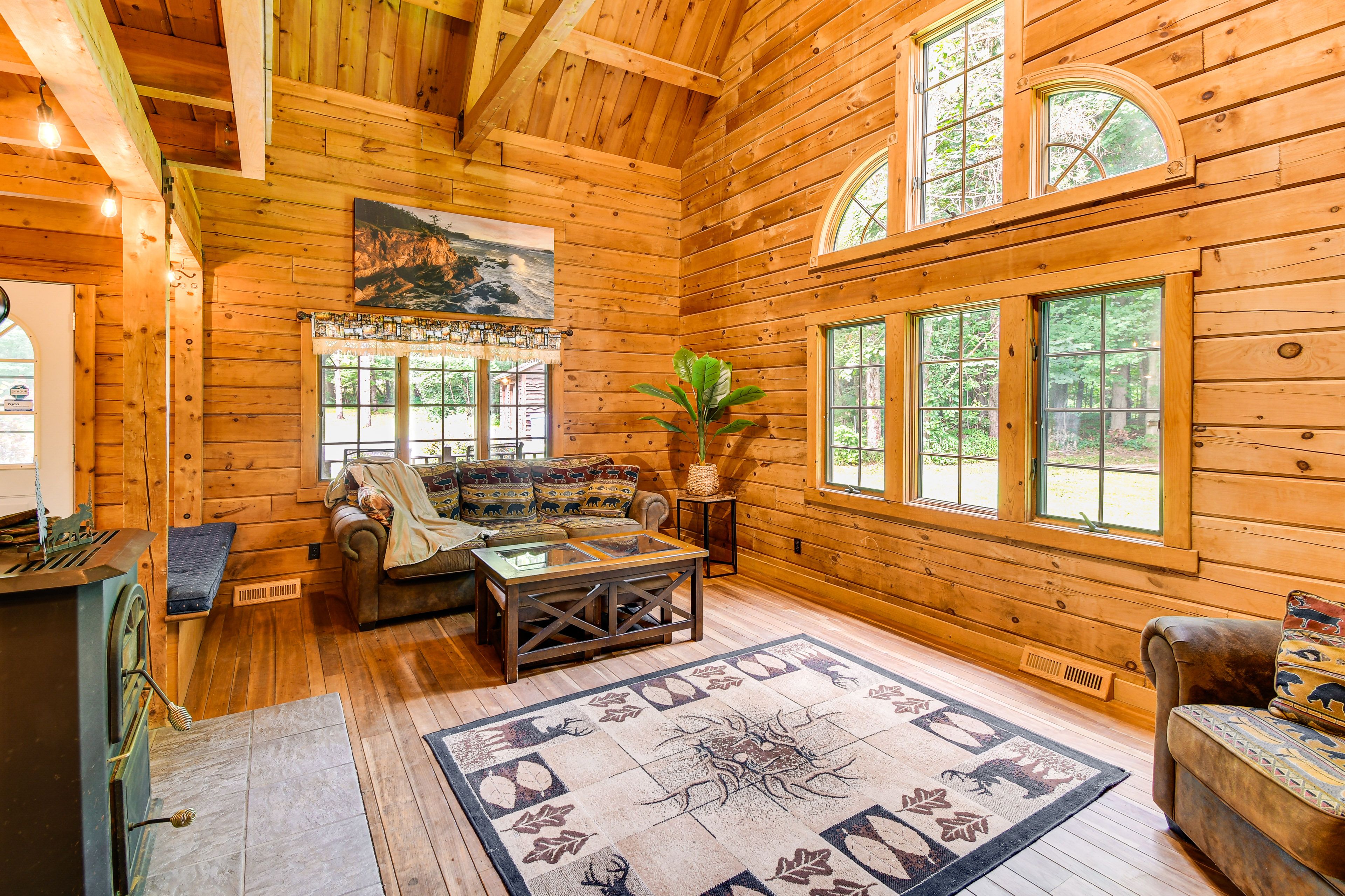 Living Room | 1st Floor | Wood-Burning Stove